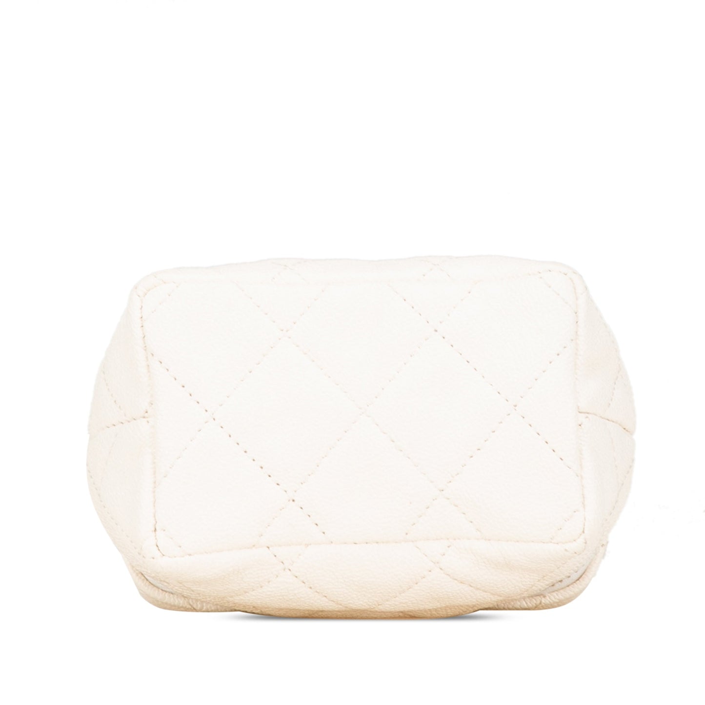 Chanel Sac Mini Caviar Chain Zip Around Vanity Case