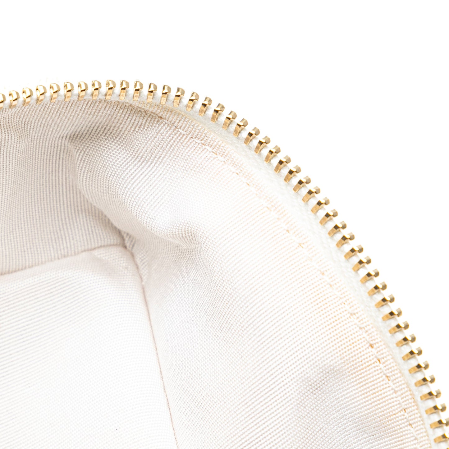 Chanel Sac Mini Caviar Chain Zip Around Vanity Case