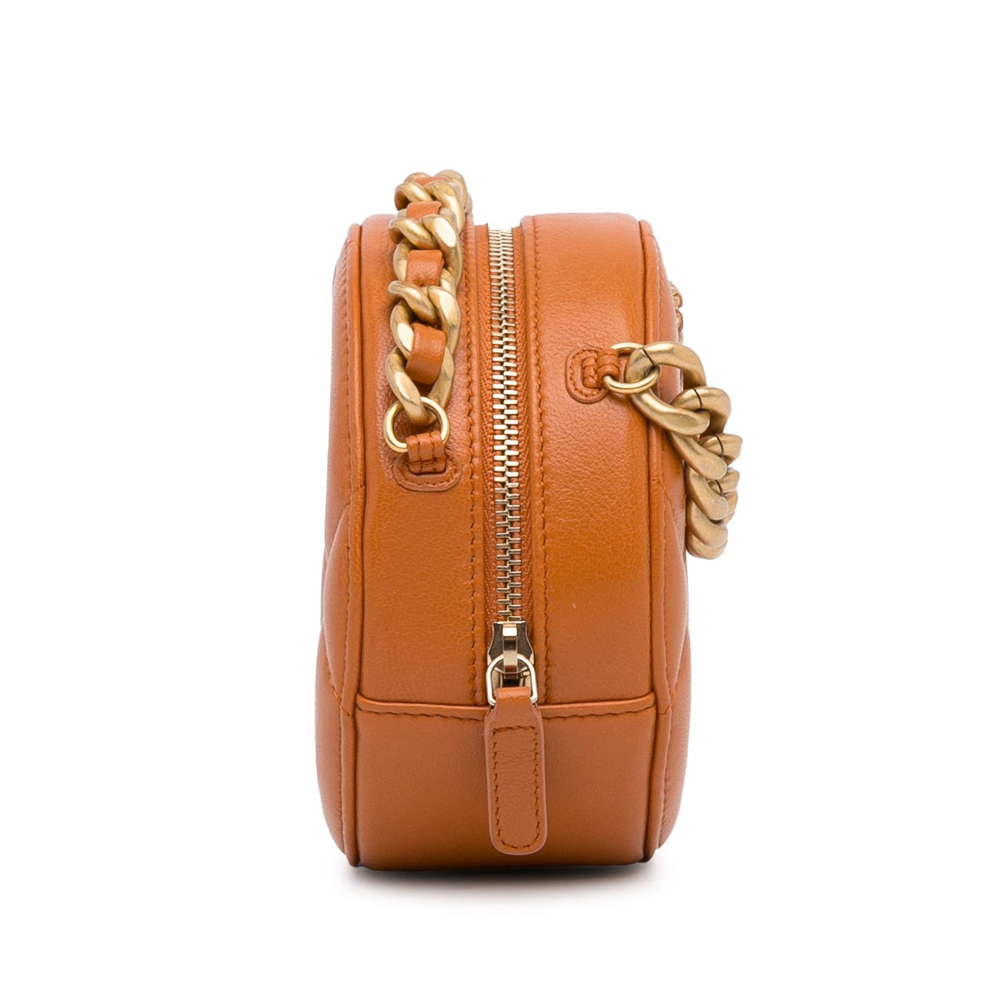 Chanel Sac Lambskin 19 Round Clutch with Chain