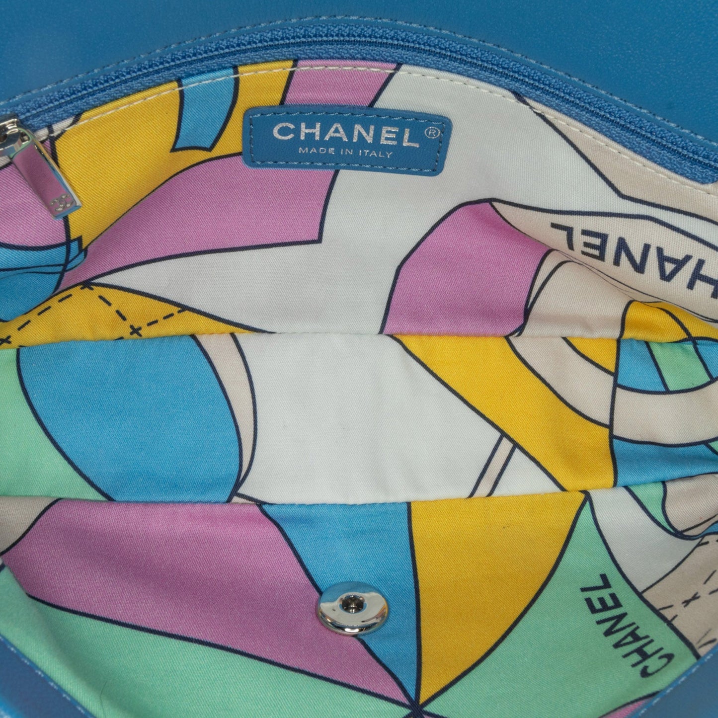 Chanel Sac Medium Quilted Terry Cloth Coco Beach Flap