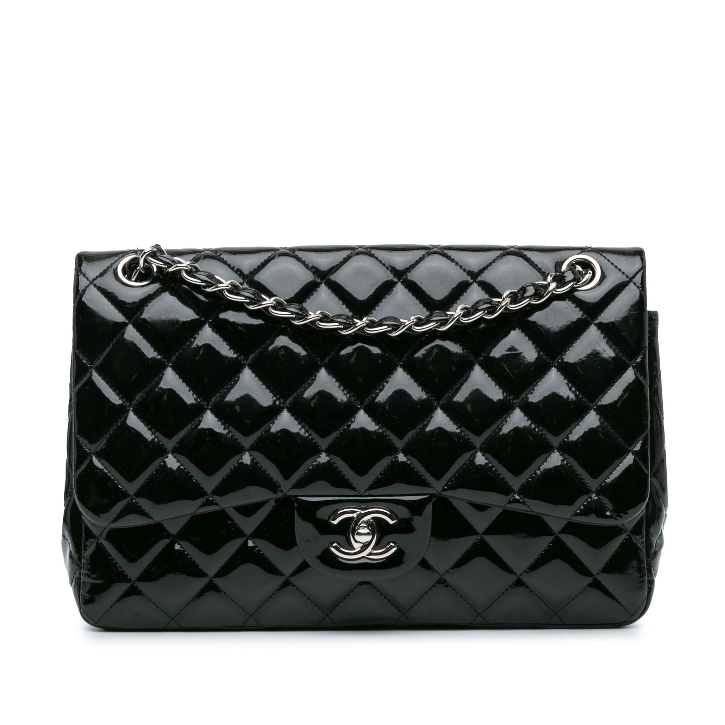 Chanel Sac Jumbo Classic Patent Double Flap