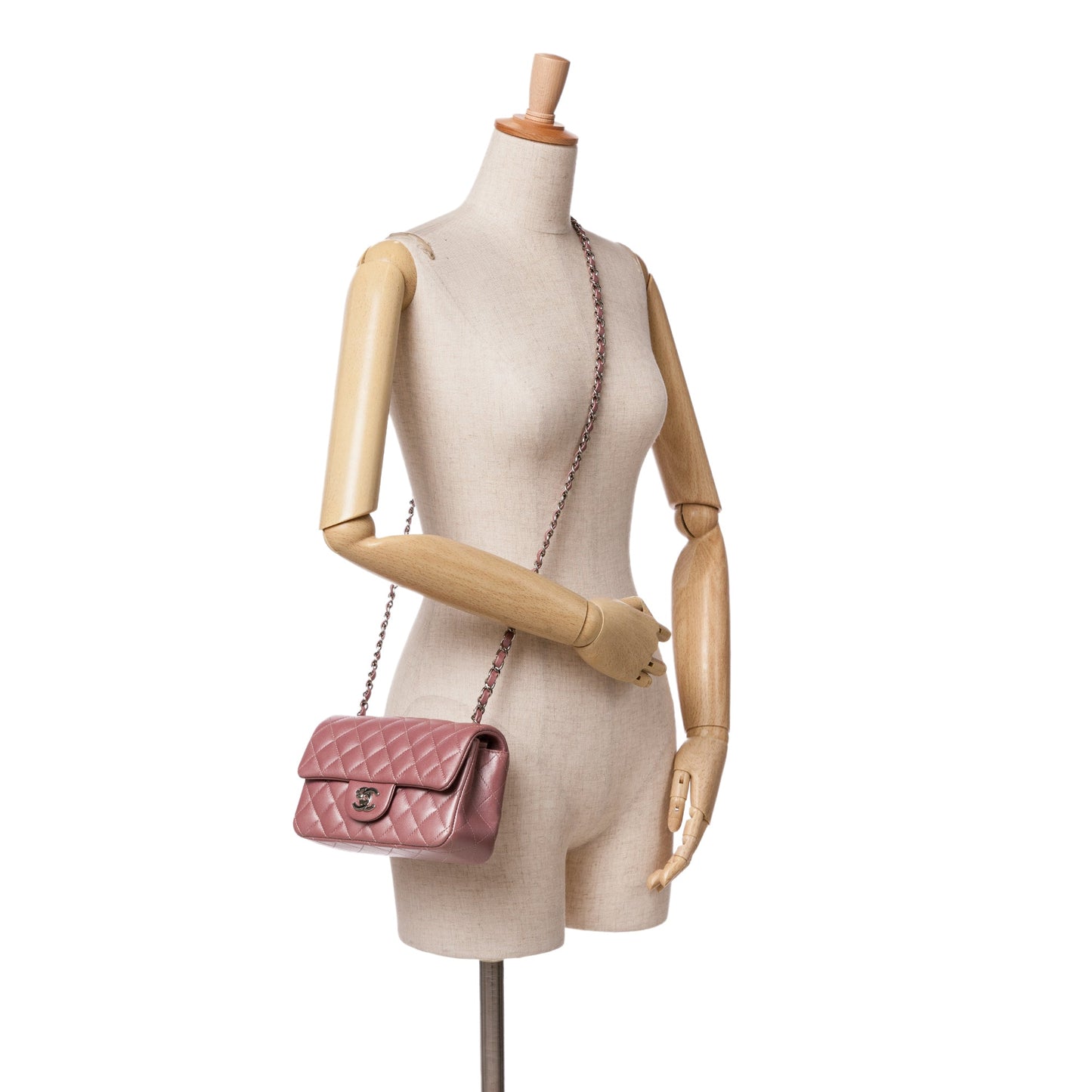 Chanel Sac Mini Rectangular Classic Lambskin Single Flap