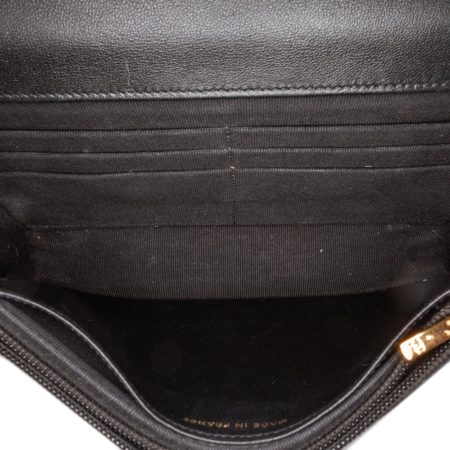 Black Chanel Quilted Lambskin Coco Casino Wallet On Chain Crossbody Bag