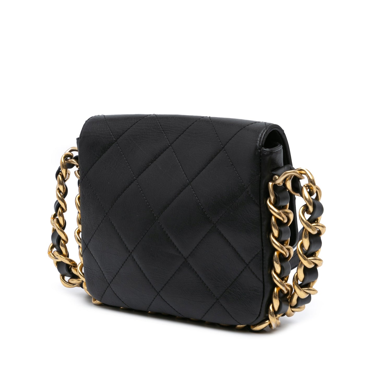 Chanel Sac Small Quilted Calfskin Framing Chain Flap