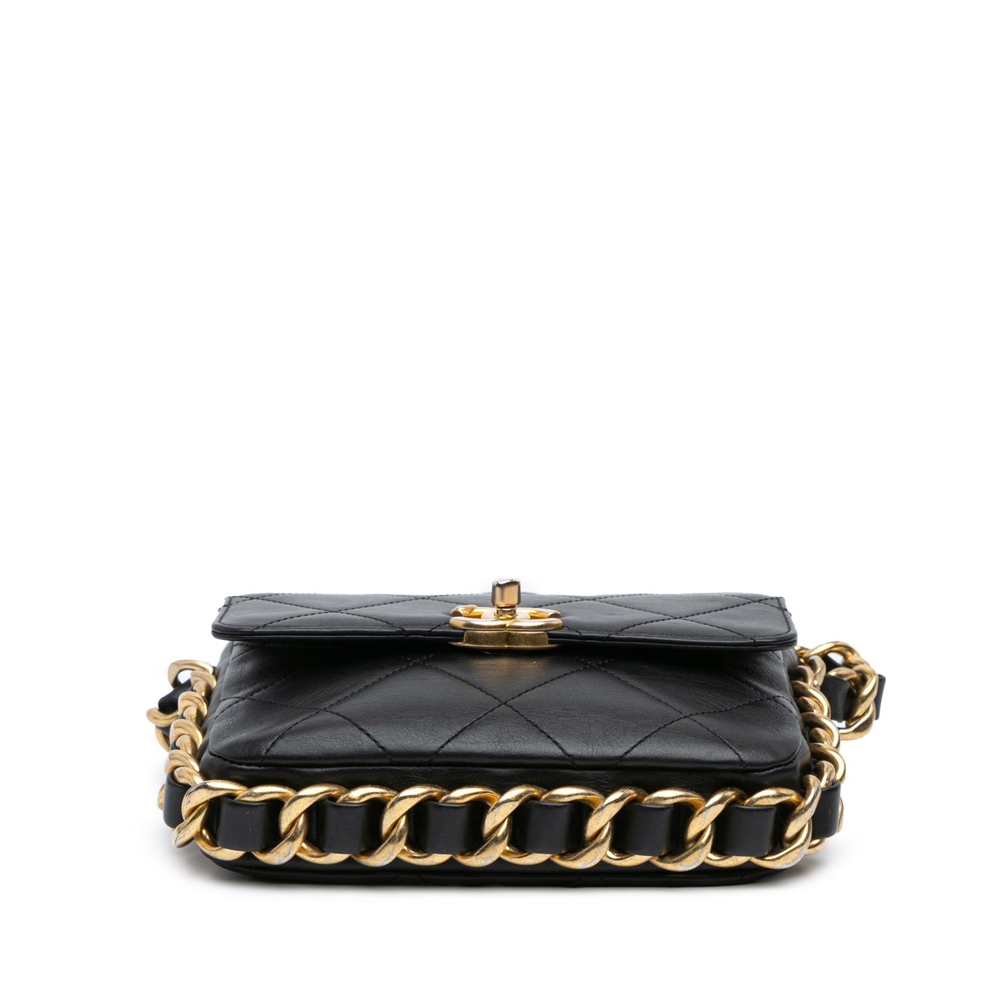 Chanel Sac Small Quilted Calfskin Framing Chain Flap
