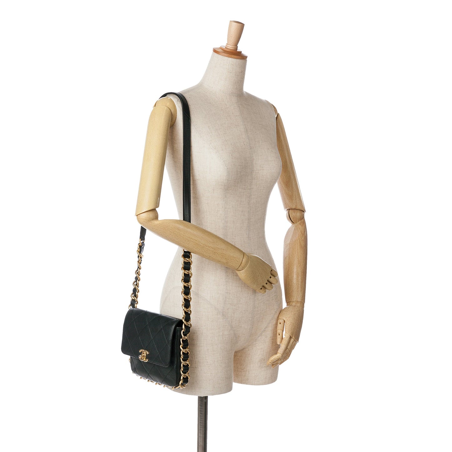 Chanel Sac Small Quilted Calfskin Framing Chain Flap