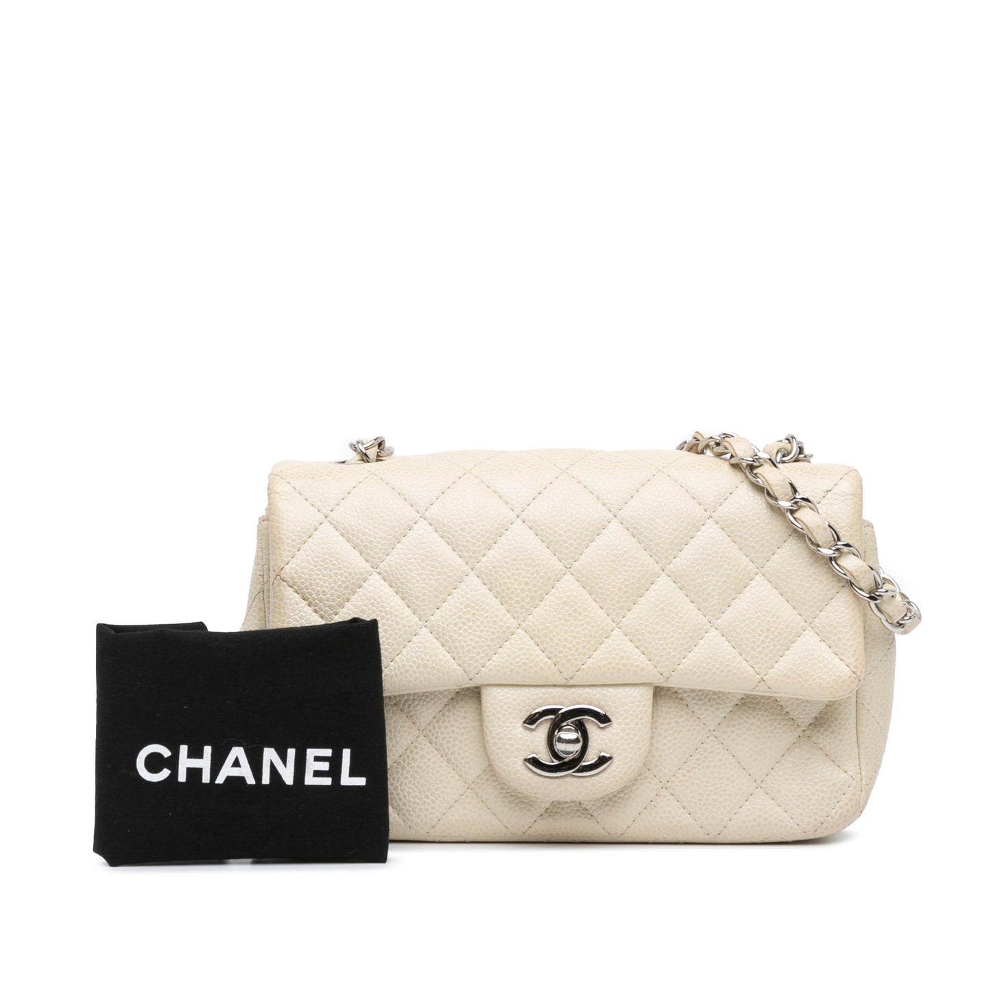 Chanel Sac Mini Rectangular Classic Caviar Single Flap