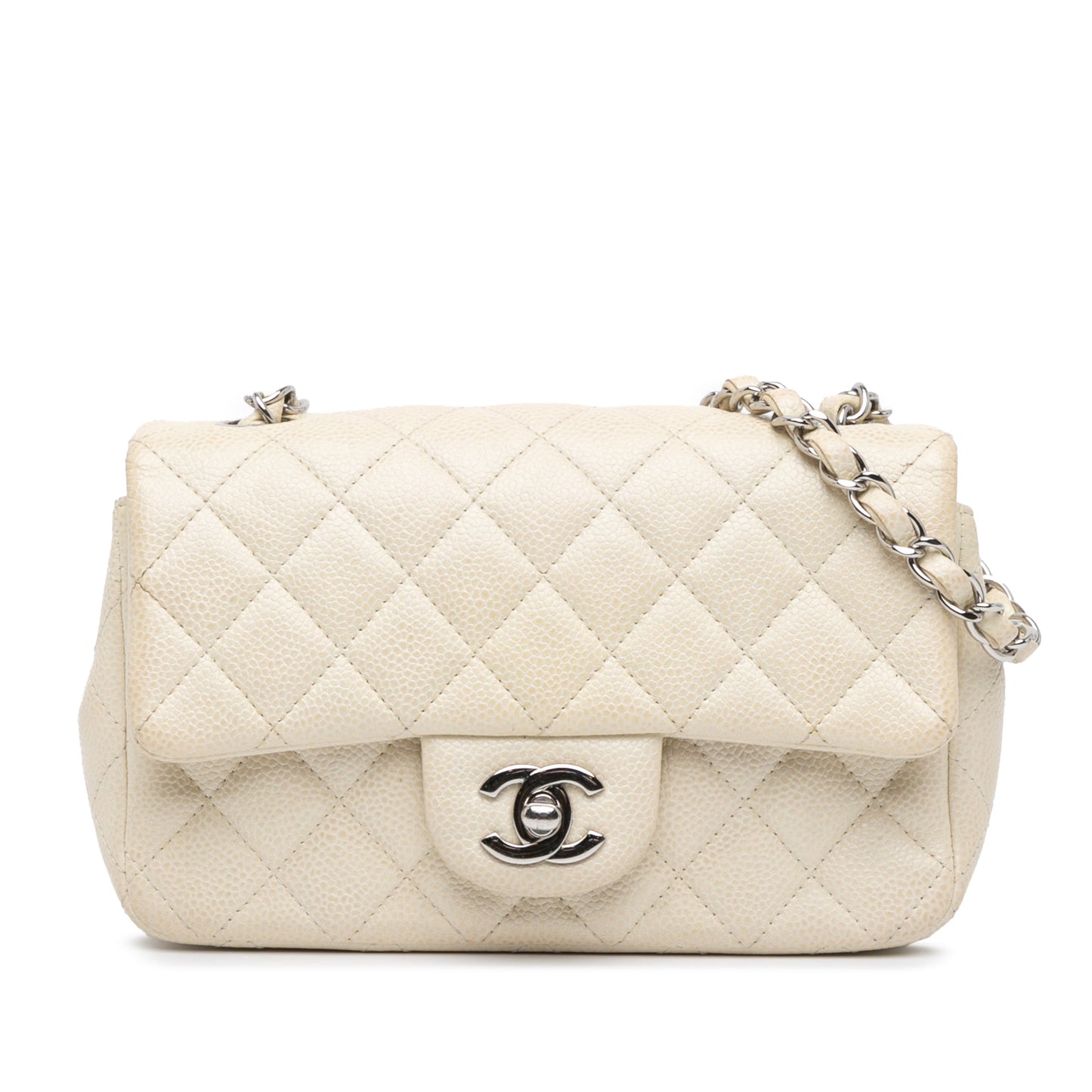 Chanel Sac Mini Rectangular Classic Caviar Single Flap