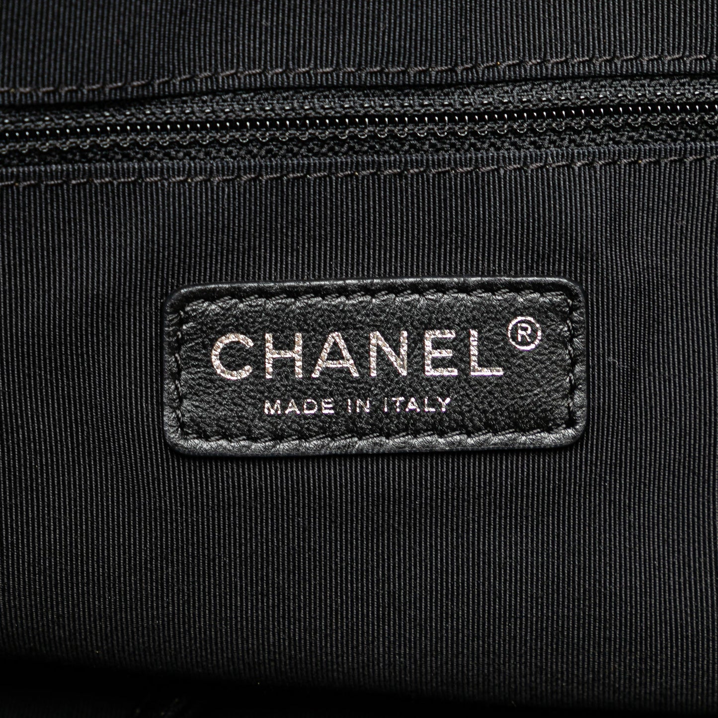 Black Chanel Paris-Venice Canvas Bon Bon Tote