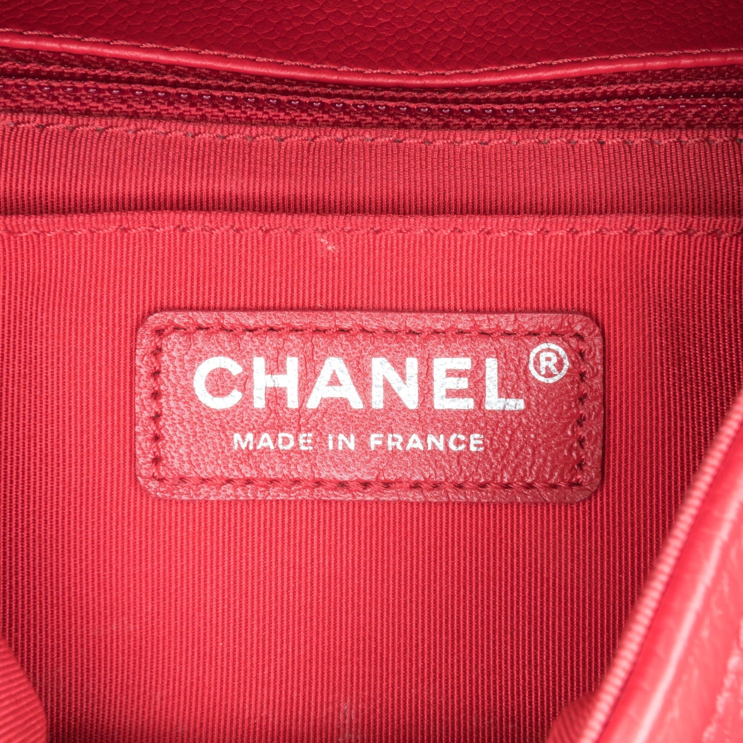 Chanel Sac Mini Caviar Chevron Data Center Envelope Flap Bag
