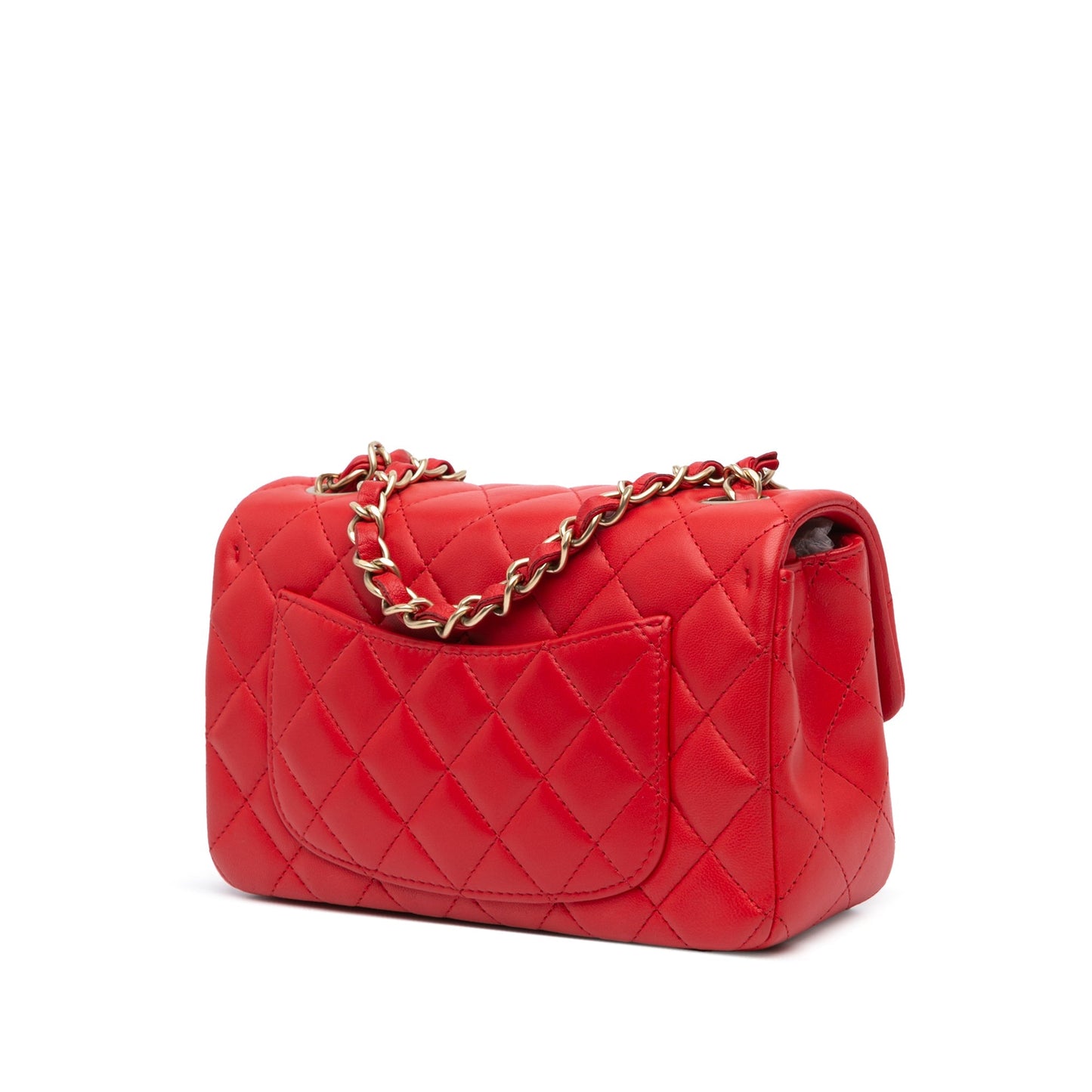 Chanel Sac Mini Rectangular Classic Lambskin Single Flap
