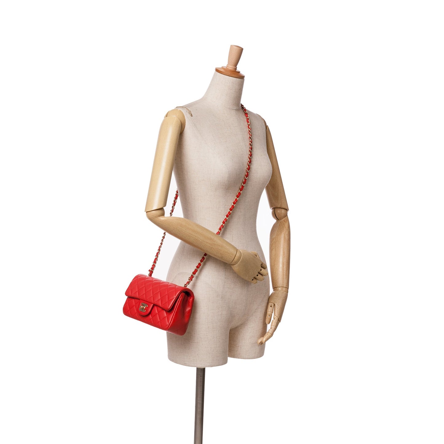 Chanel Sac Mini Rectangular Classic Lambskin Single Flap