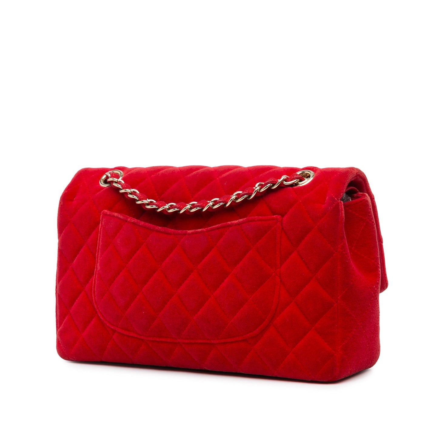 Chanel Sac Medium Classic Velvet Double Flap