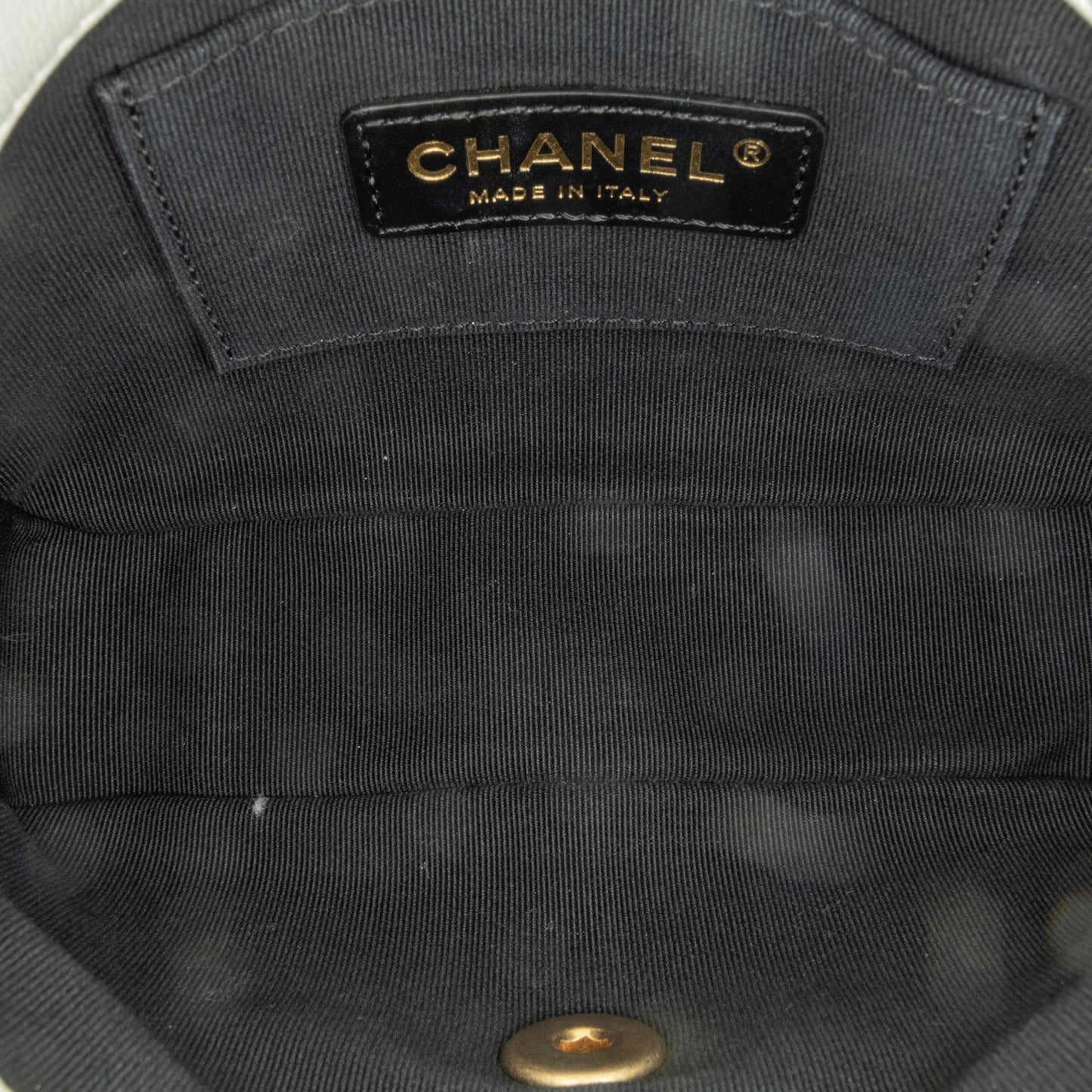 Chanel Sac Mini Quilted Lambskin Lacquered Chain Flap