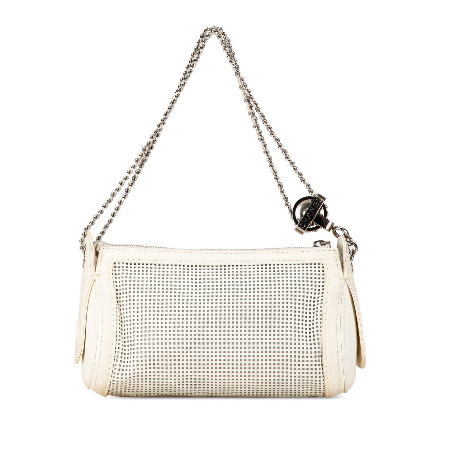 Chanel Sac Caviar Perforated Pulley Shoulder Bag