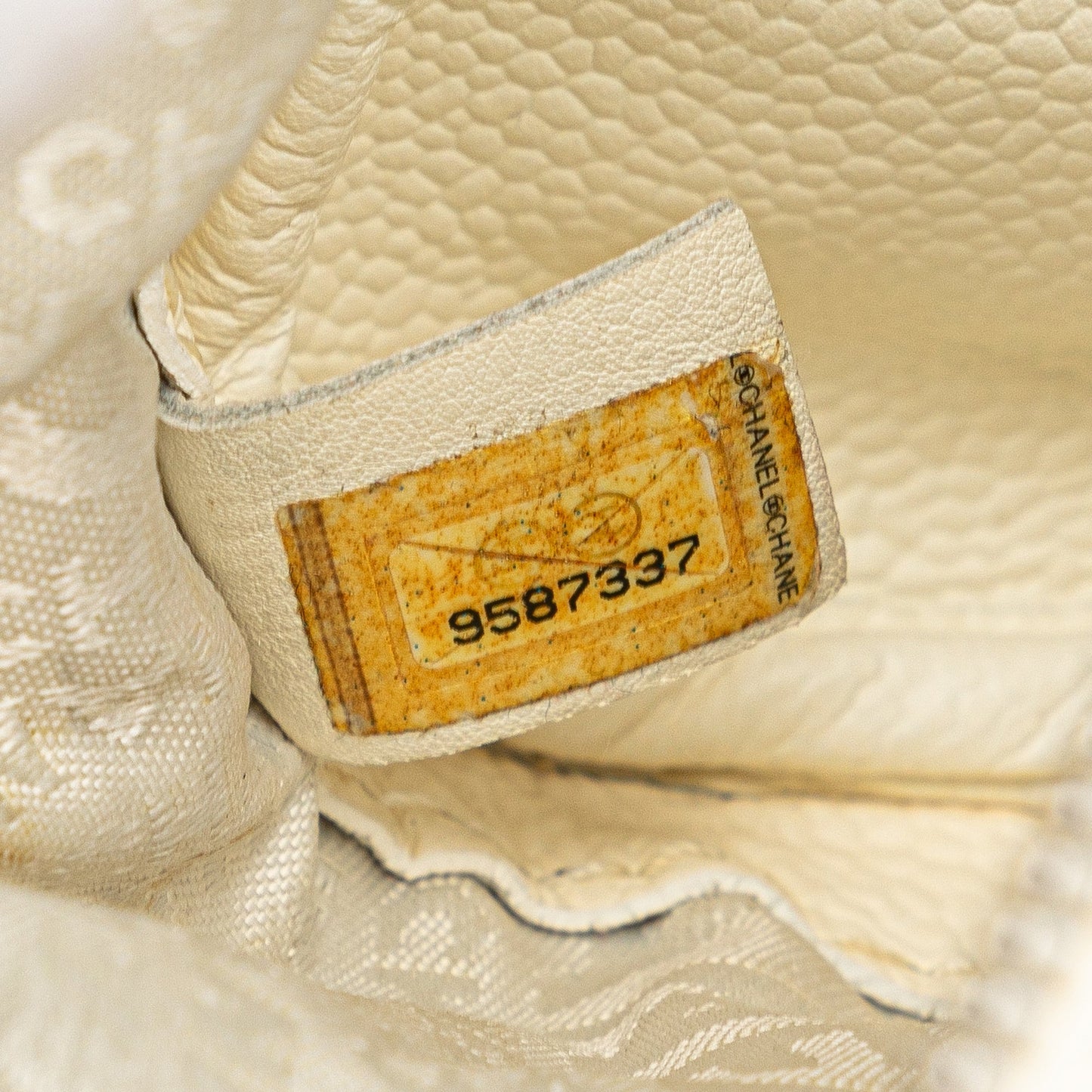 Chanel Sac Caviar Perforated Pulley Shoulder Bag