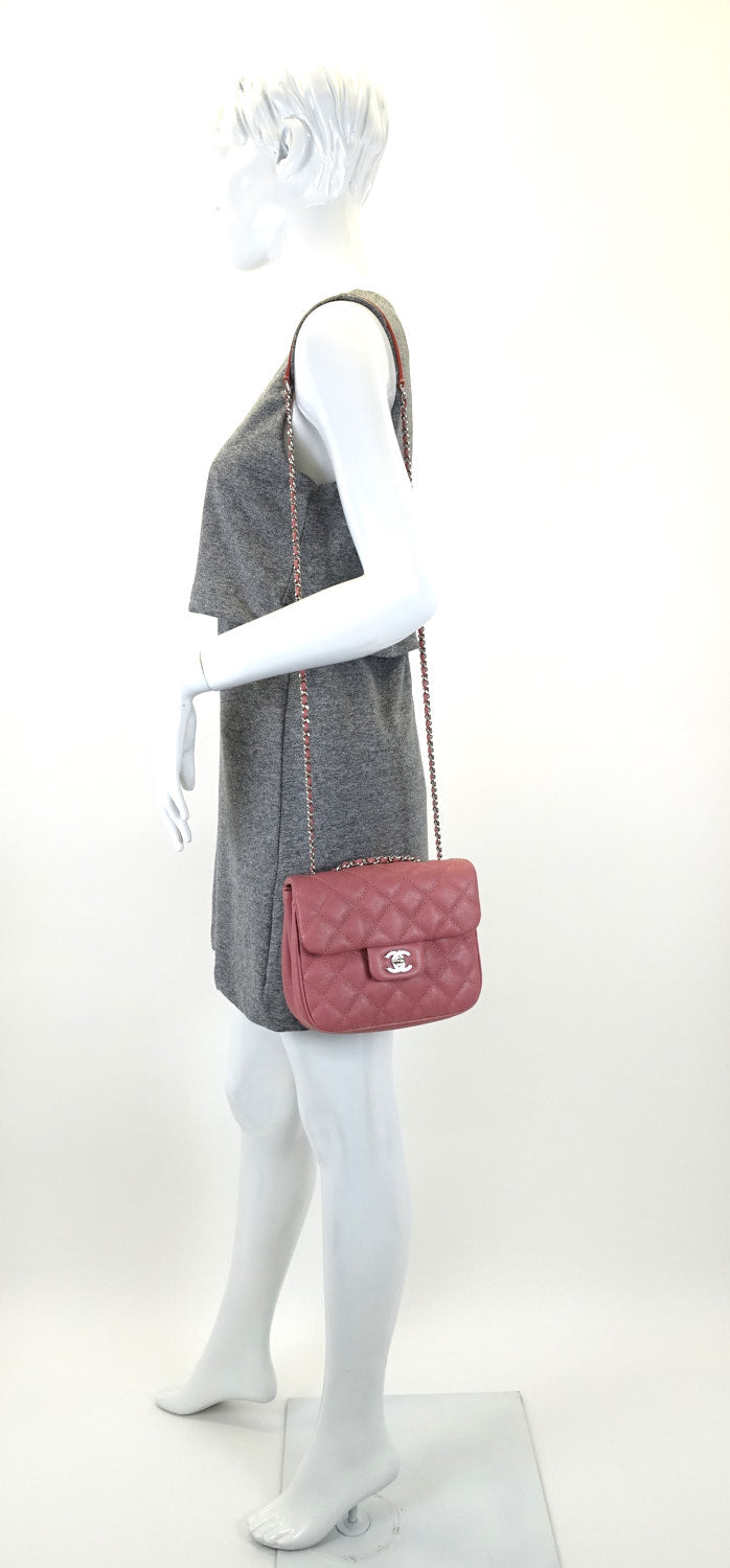 Chanel Quilted Caviar Leather Flap Crossbody Bag