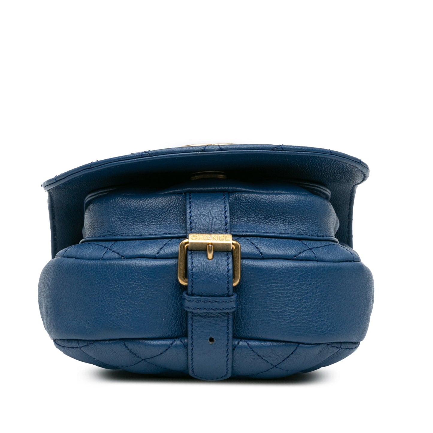 Chanel Sac Quilted Grained Calfskin Casual Trip Messenger