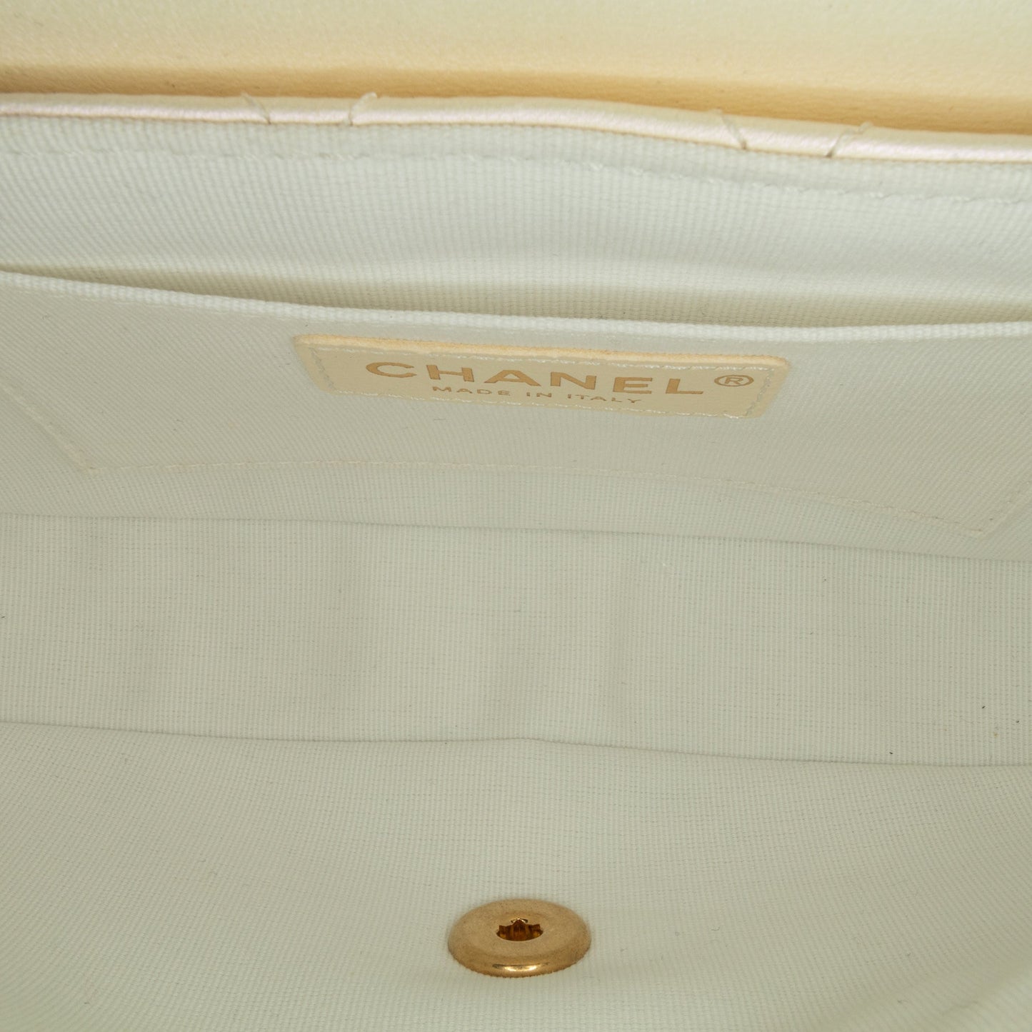 Chanel Sac CC Quilted Lambskin Top Handle Flap