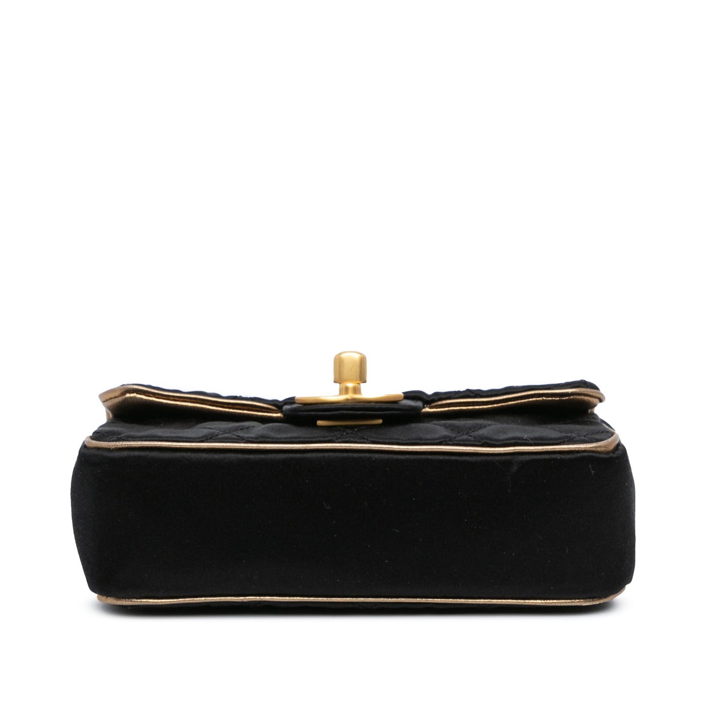 Chanel Sac Extra Mini Quilted Satin Flap