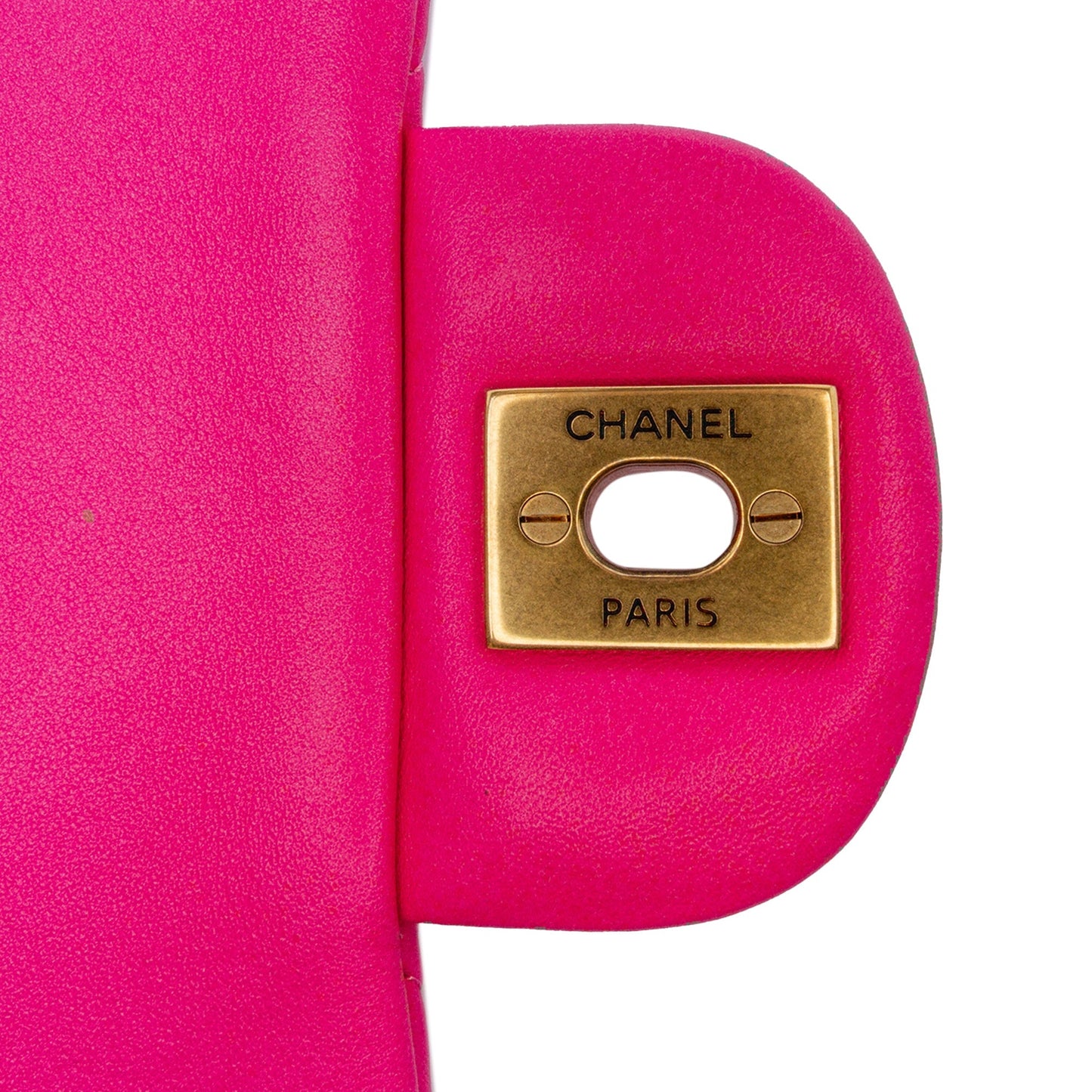 Chanel Sac Mini Square Classic Chevron Lambskin Flap