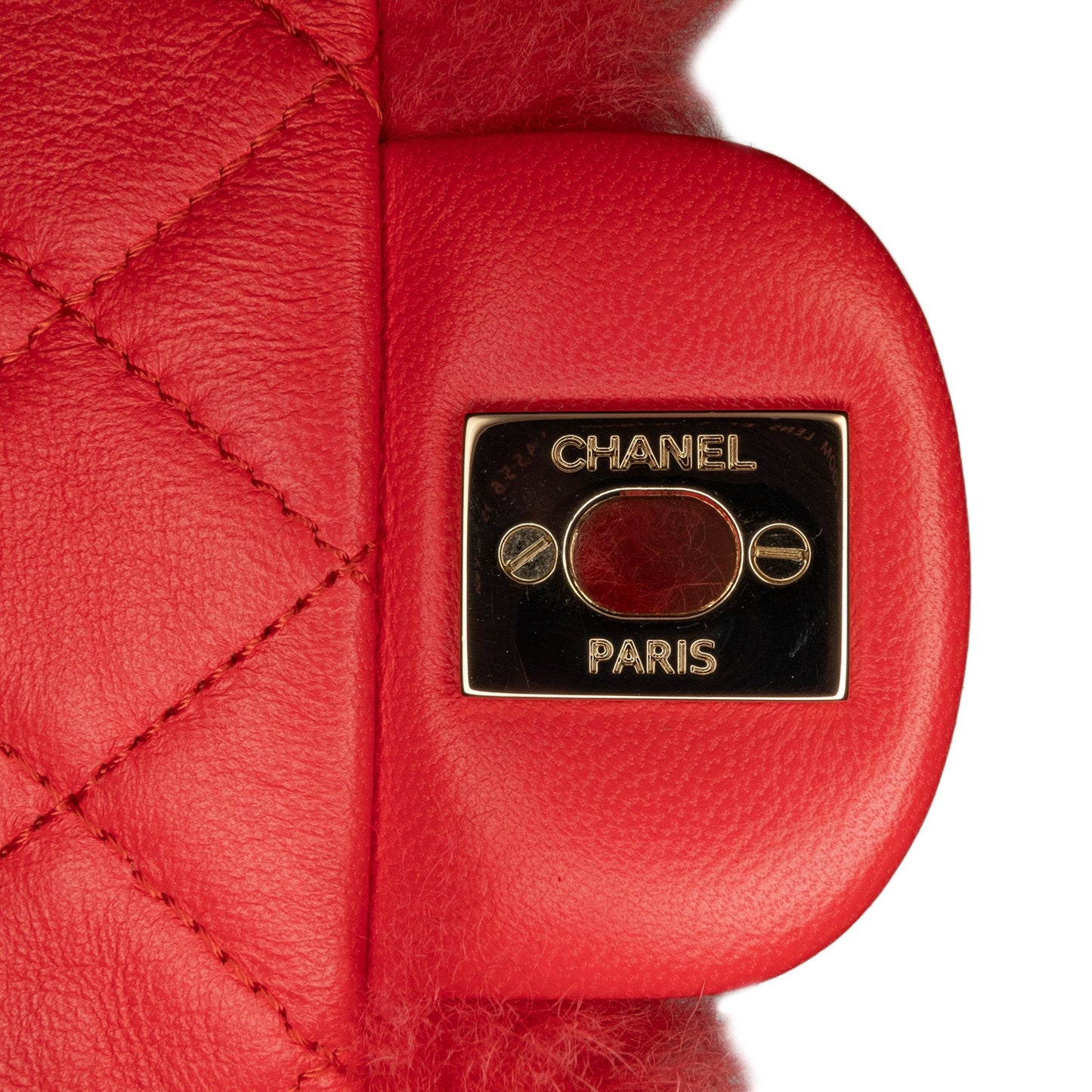Chanel Sac CC Faux Fur and Quilted Lambskin Single Flap