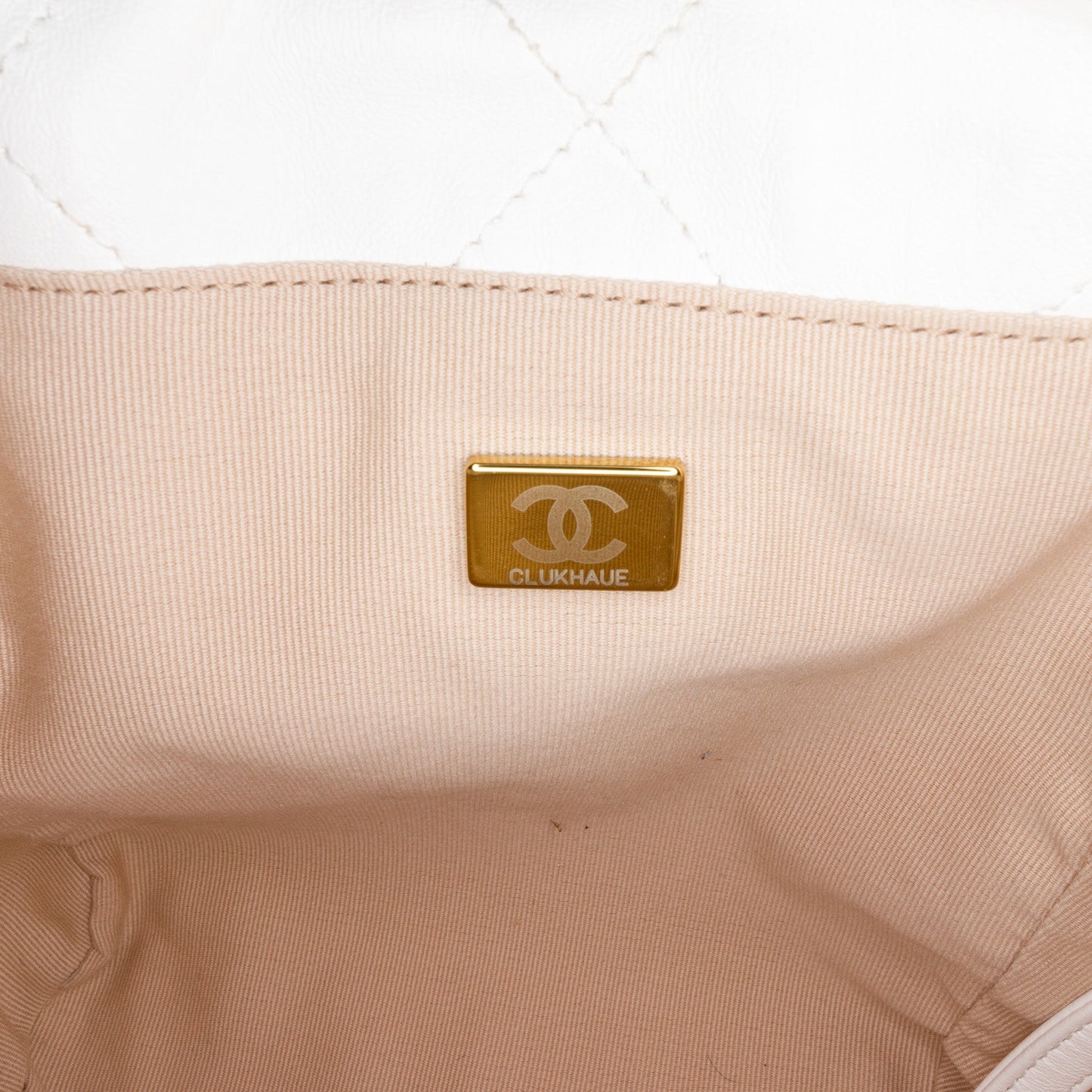 Chanel Sac Quilted Lambskin Chain Around Bucket Bag