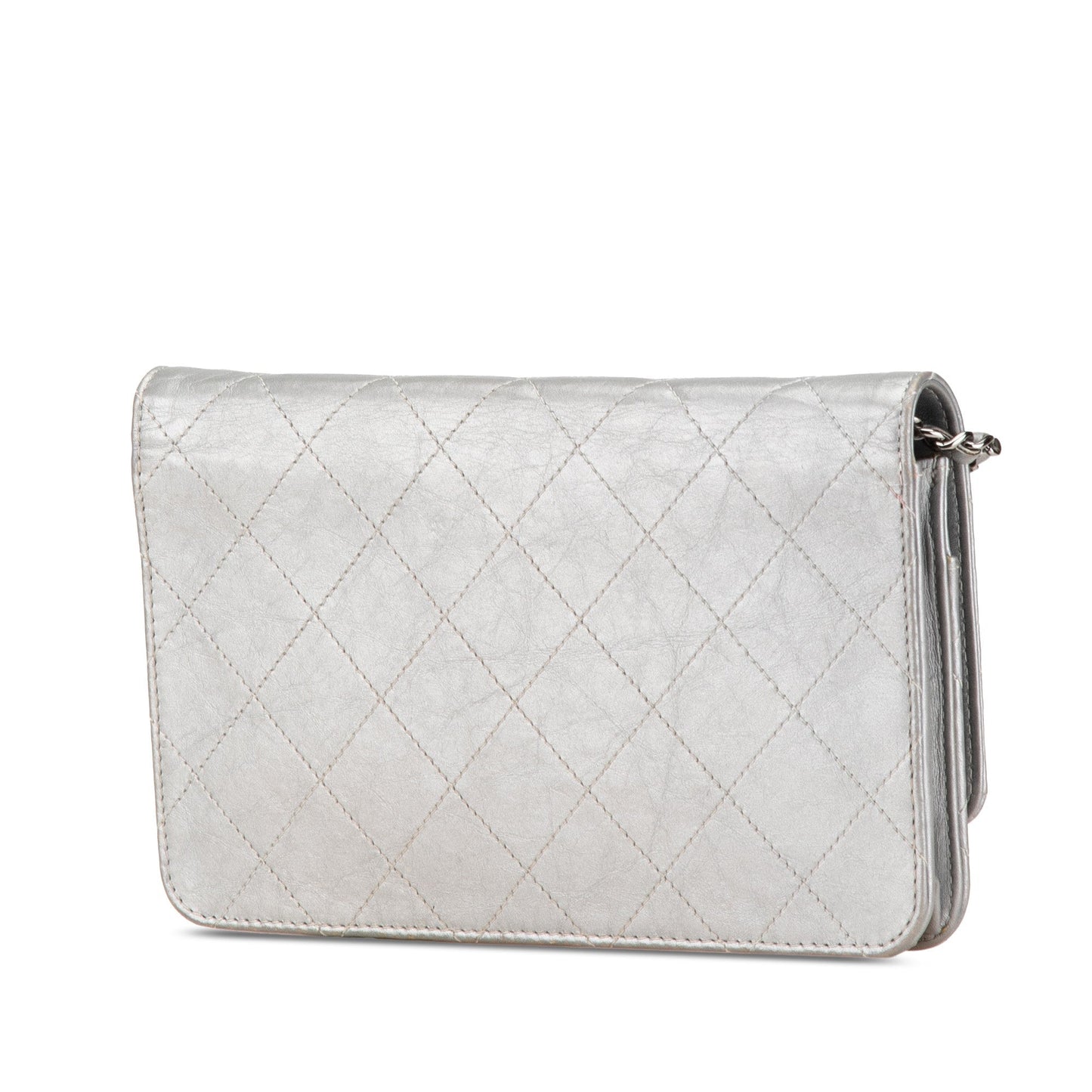 Chanel Sac CC Quilted Aged Calfskin Wallet On Chain