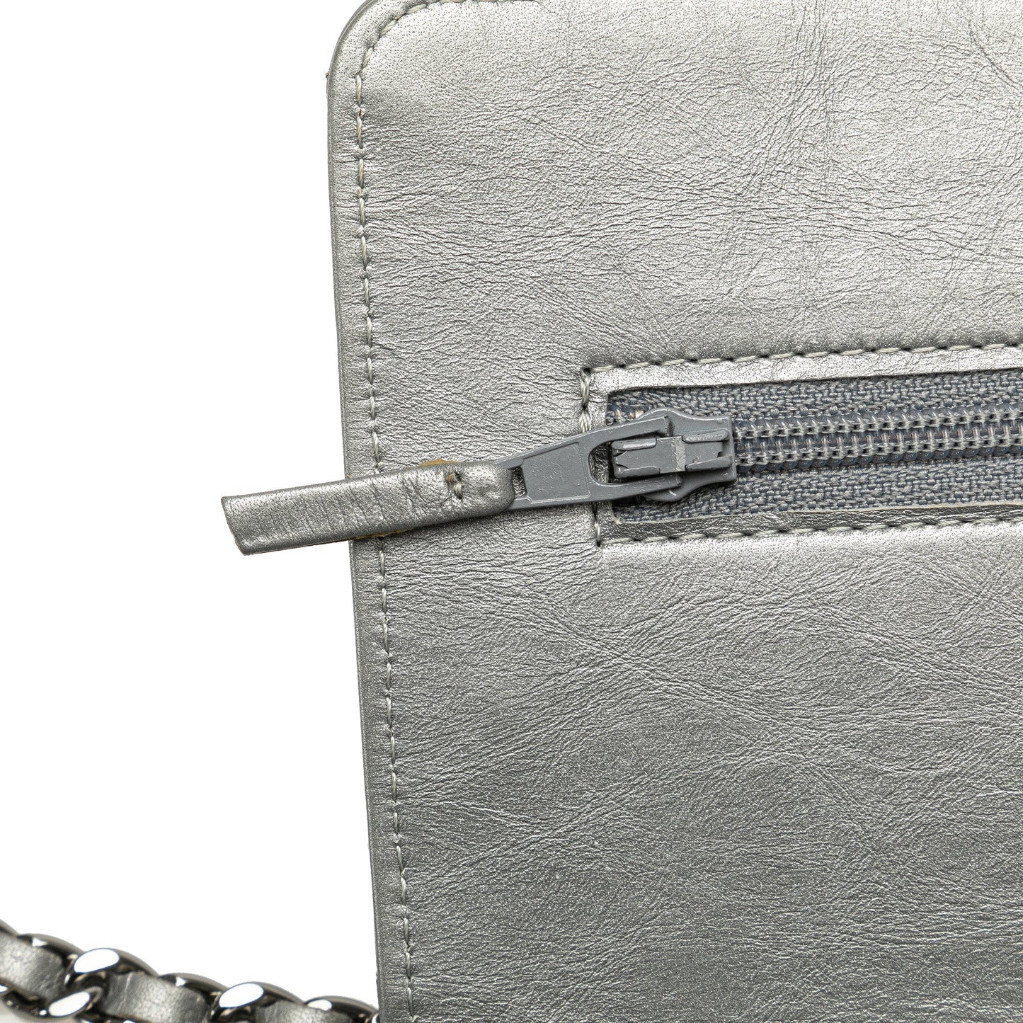 Chanel Sac CC Quilted Aged Calfskin Wallet On Chain