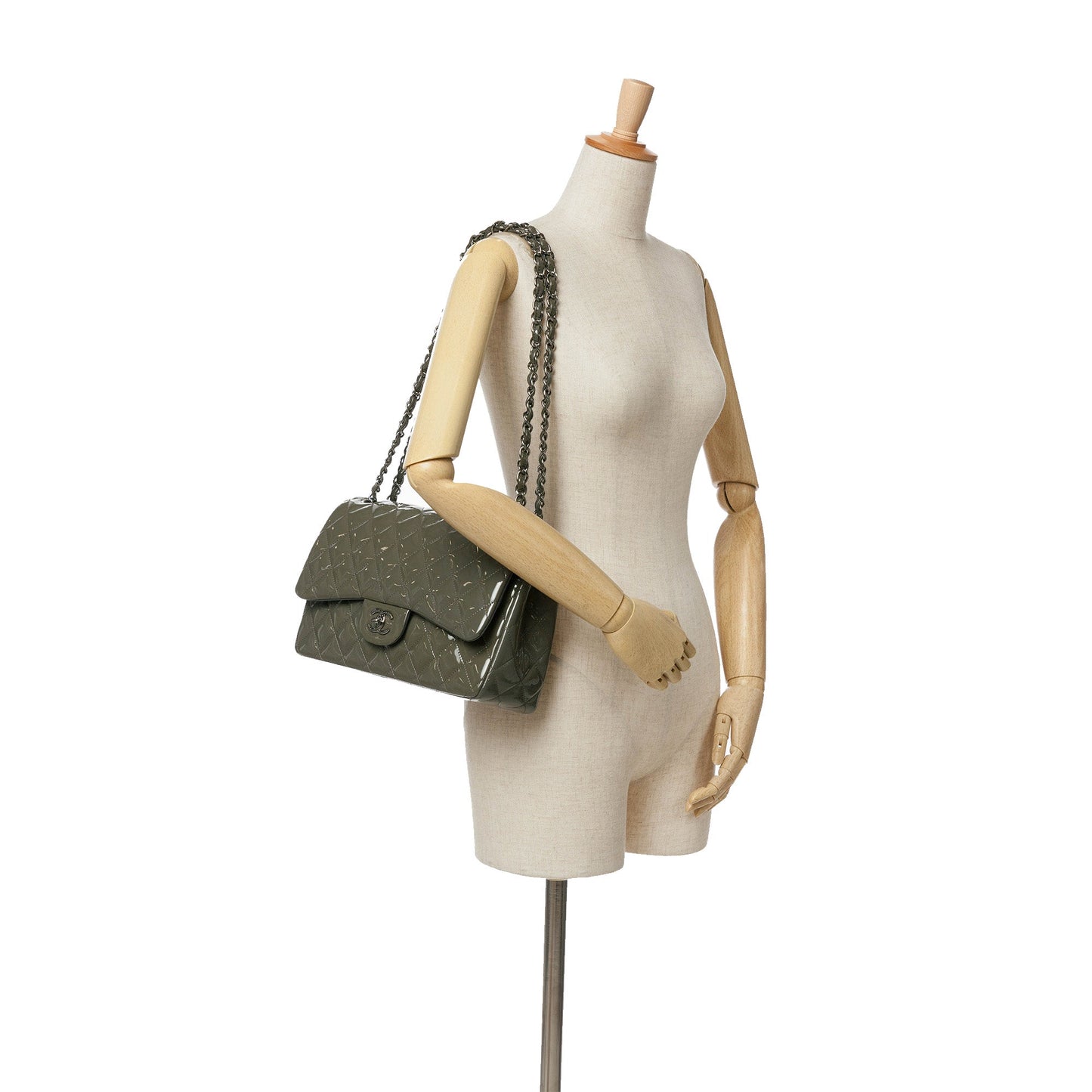 Chanel Sac Jumbo Classic Patent Double Flap