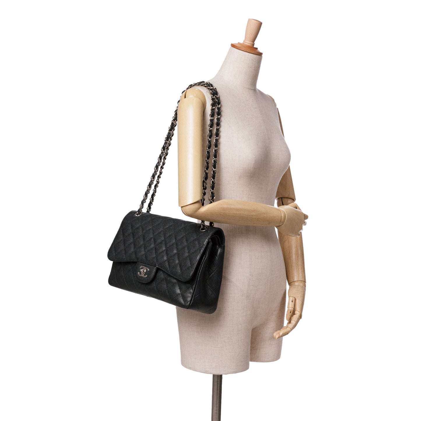 Chanel Sac Jumbo Classic Caviar Double Flap