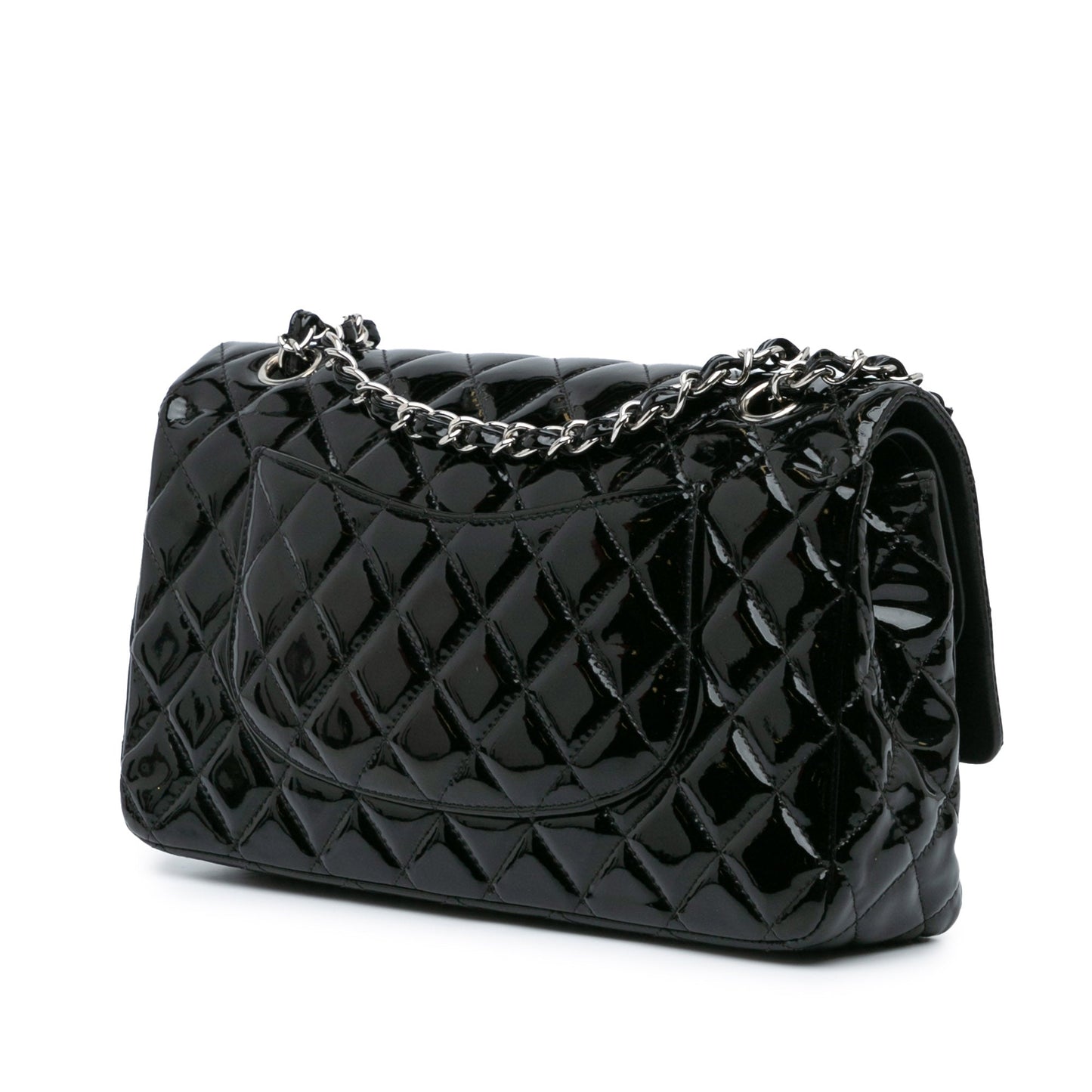 Chanel Sac Medium Classic Patent Double Flap