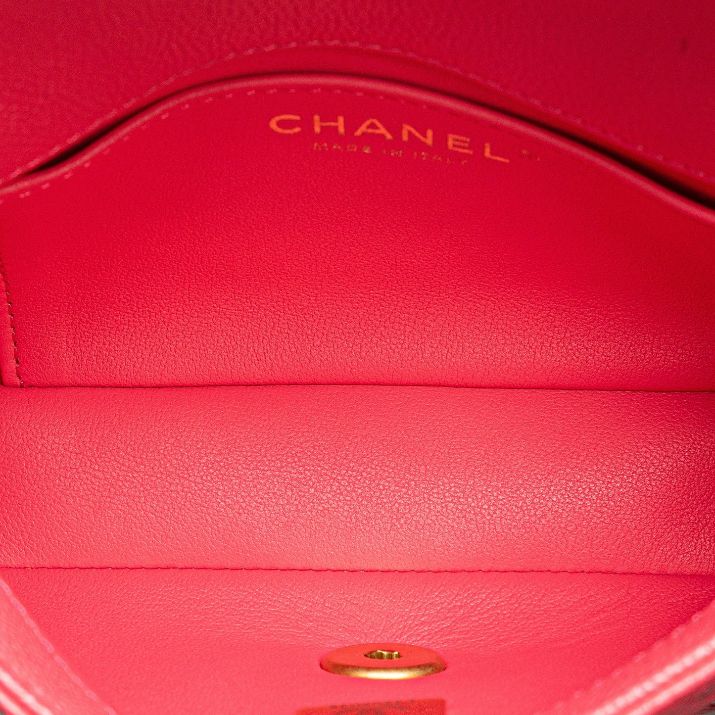 Chanel Sac Mini Quilted Caviar Sweetheart Flap