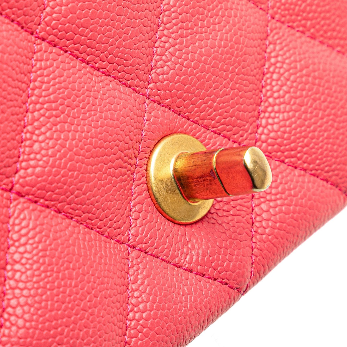 Chanel Sac Mini Quilted Caviar Sweetheart Flap