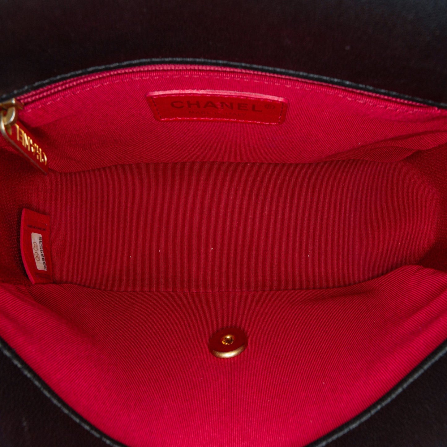 Black Chanel Quilted Lambskin CC Coin Flap Crossbody Bag