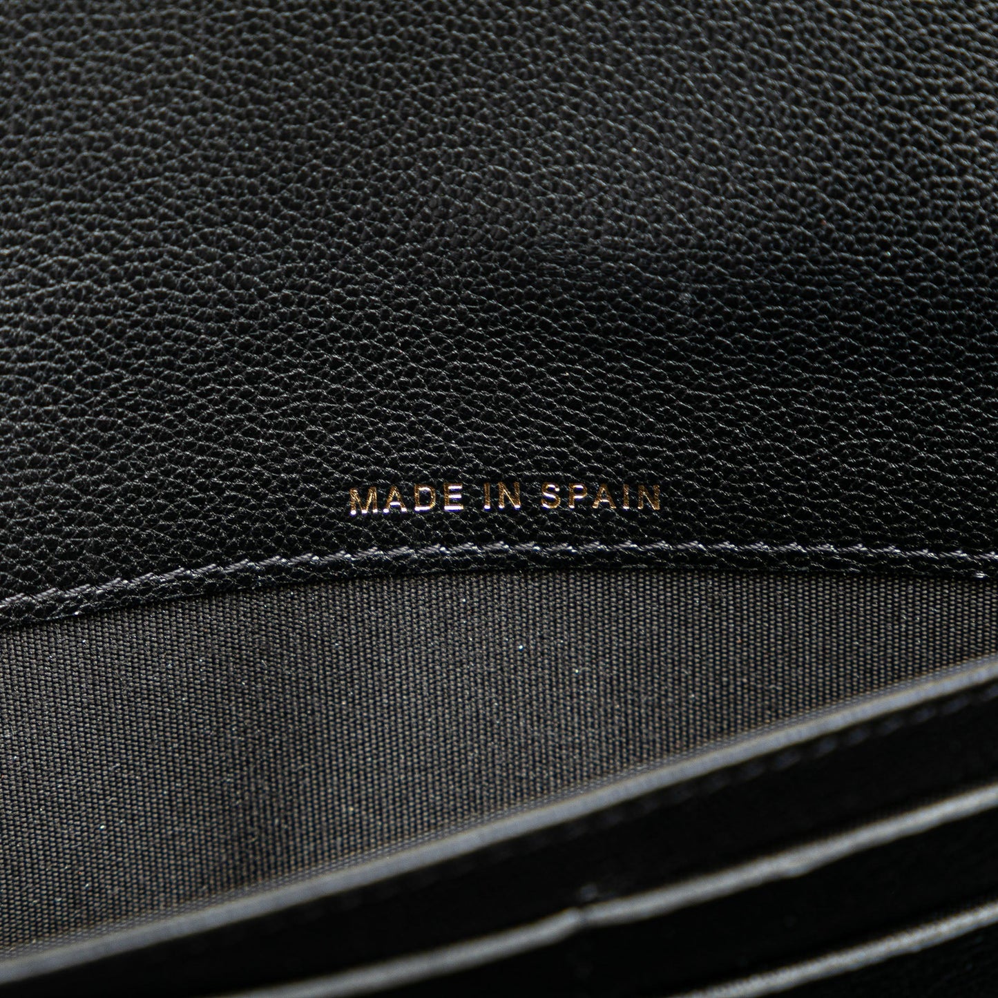 Black Chanel CC Calfskin Long Wallet