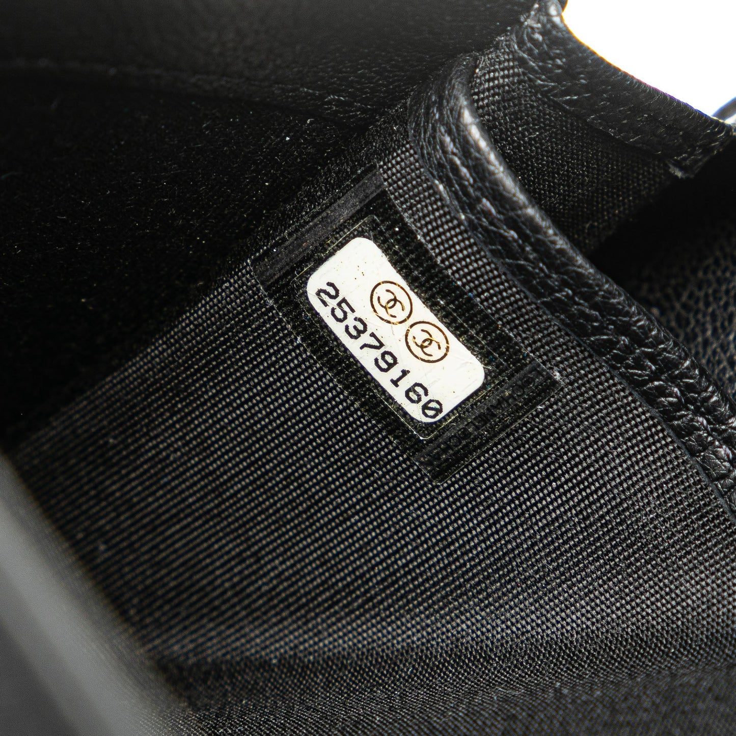 Black Chanel CC Calfskin Long Wallet
