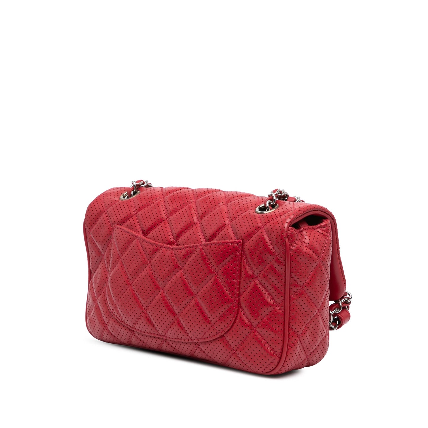 Chanel Sac Medium Perforated Lambskin Punch Flap