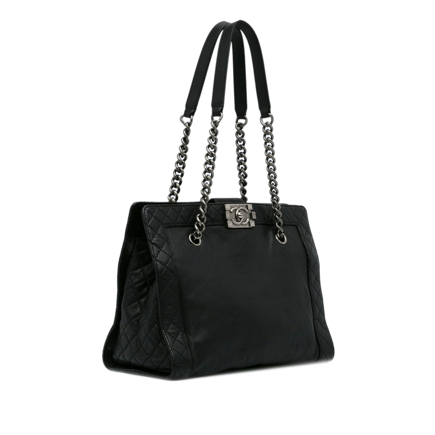 Chanel Sac Medium Calfskin Boy Reverso Shopping Tote