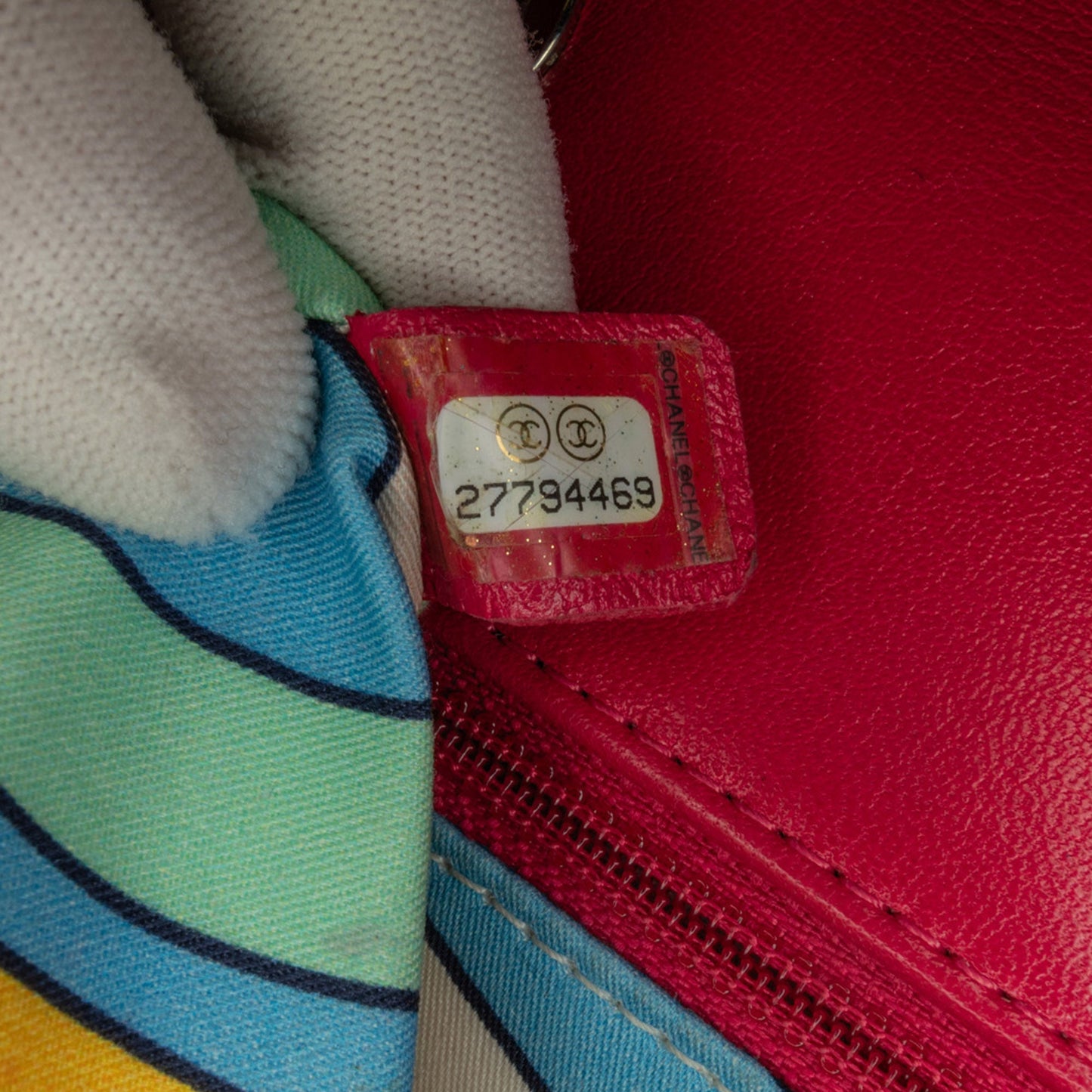 Chanel Sac Medium Quilted Terry Cloth Coco Beach Flap