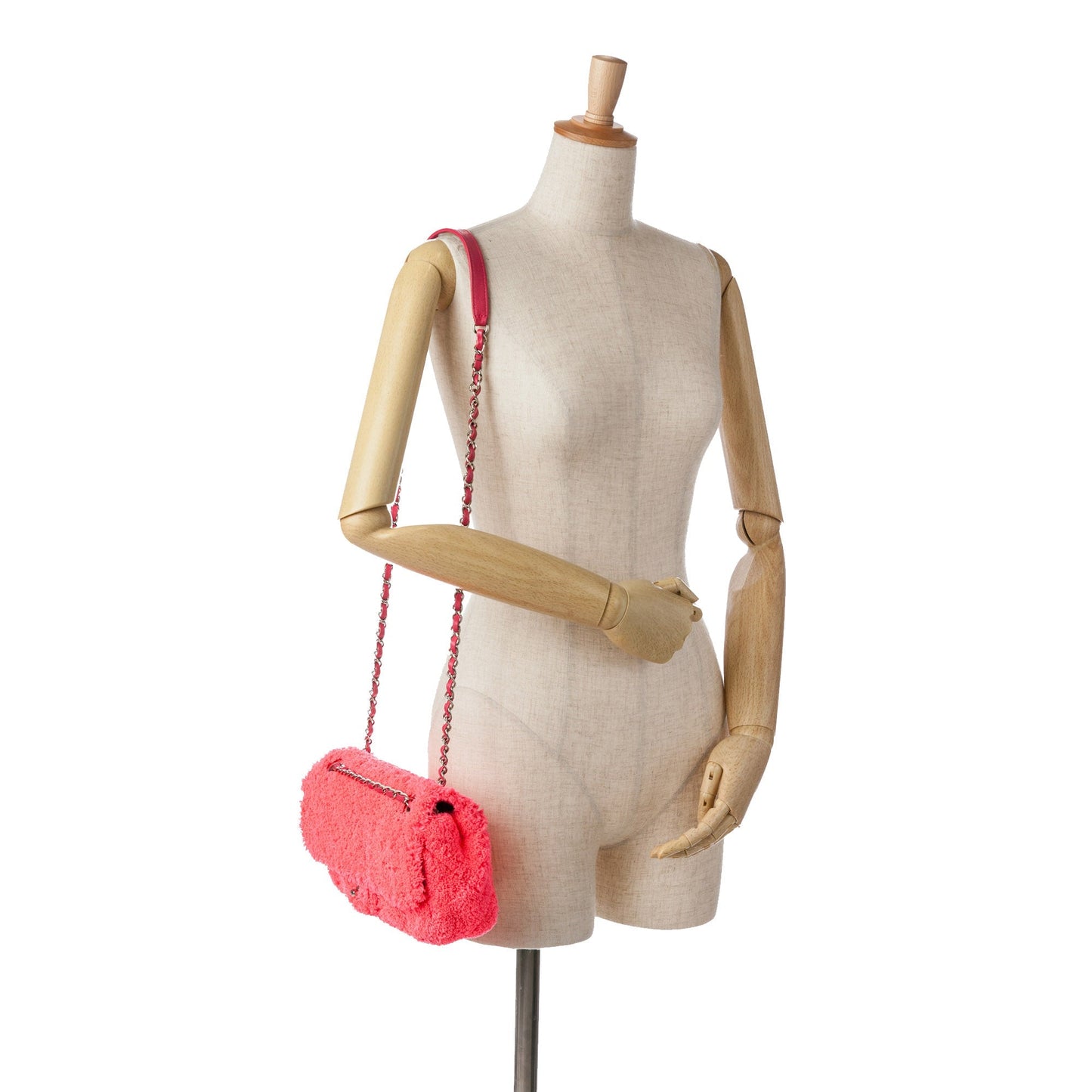 Chanel Sac Medium Quilted Terry Cloth Coco Beach Flap