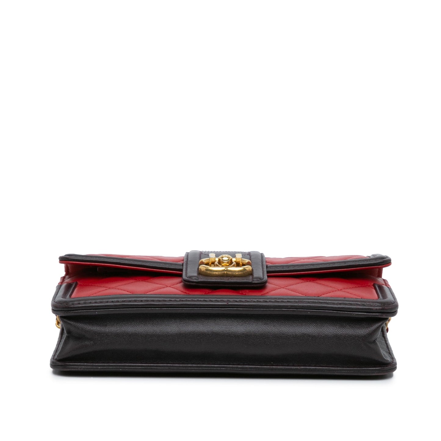 Chanel Sac Lambskin Elegant CC Wallet On Chain