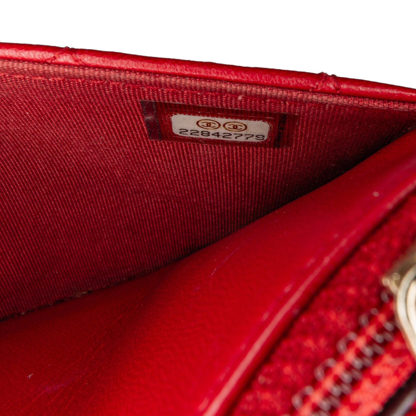 Chanel Sac Lambskin Elegant CC Wallet On Chain