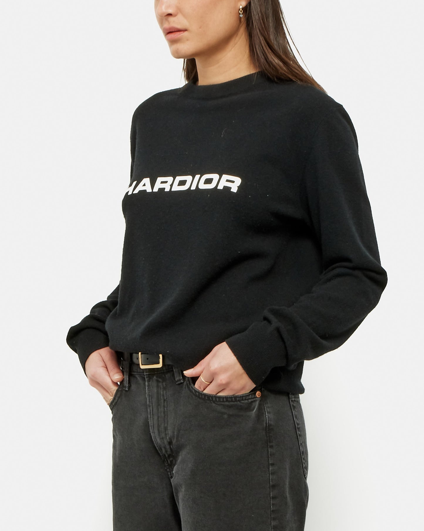 Dior Black Wool & Cashmere HardDior Crew Neck Sweater - S