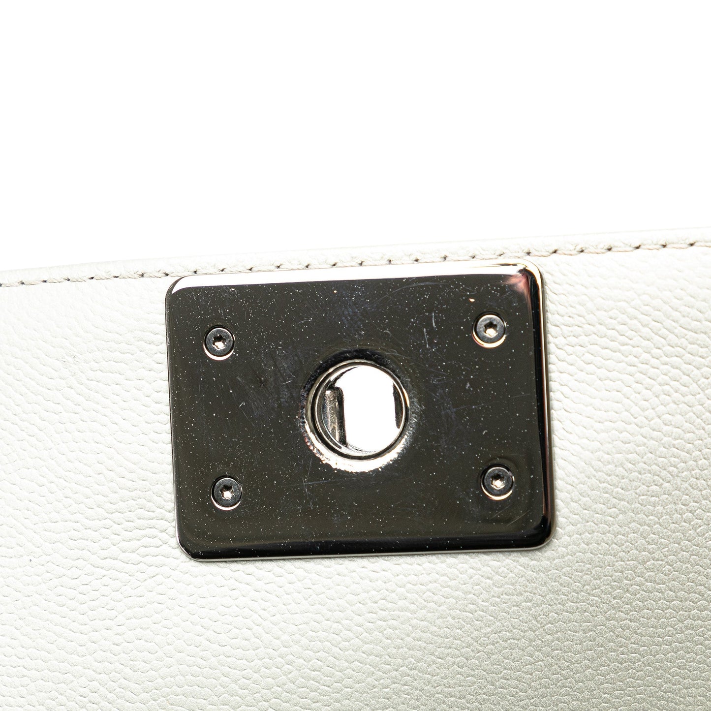 Gray Chanel Medium Metallic Caviar Boy Flap Crossbody Bag