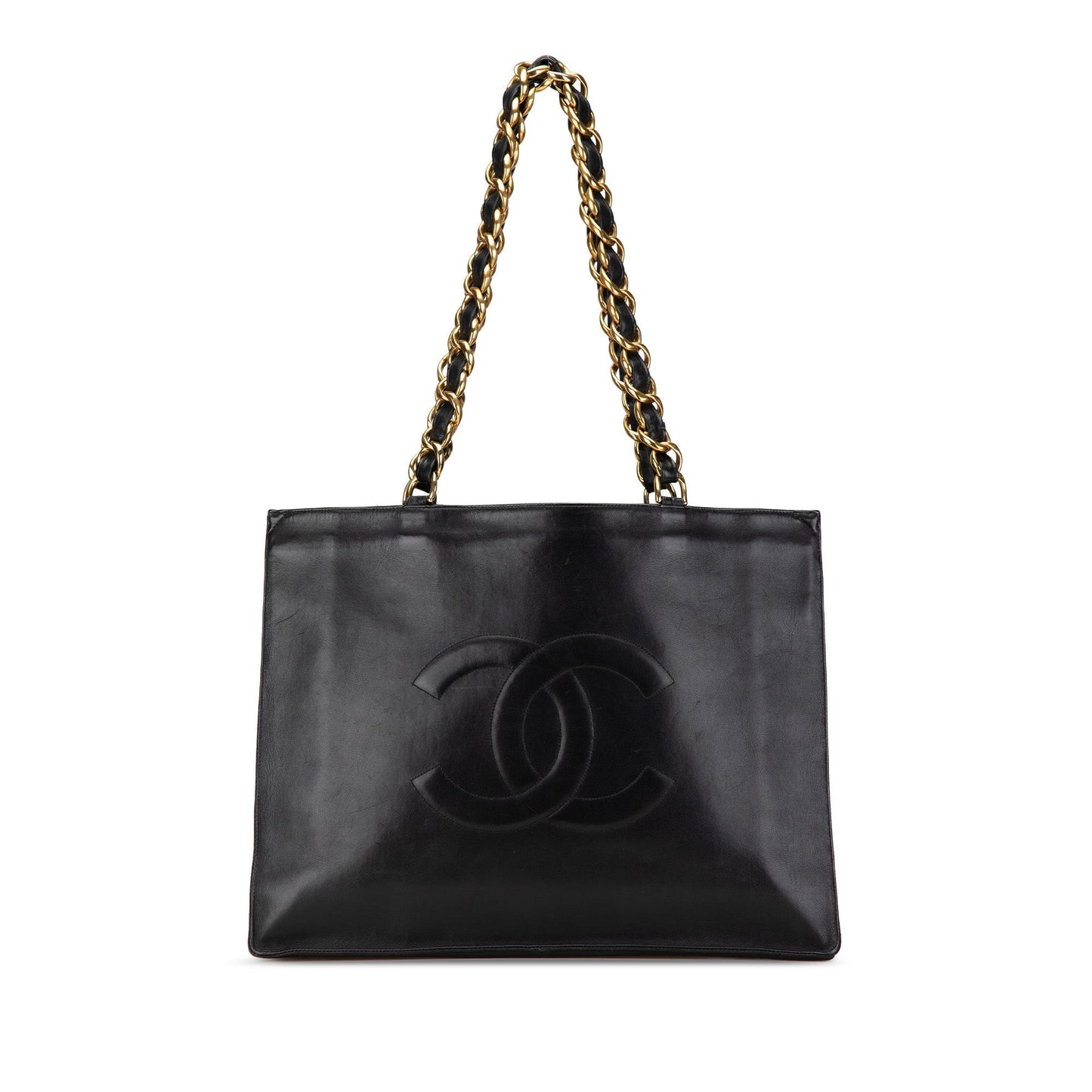 Chanel Sac CC Lambskin Chain Tote