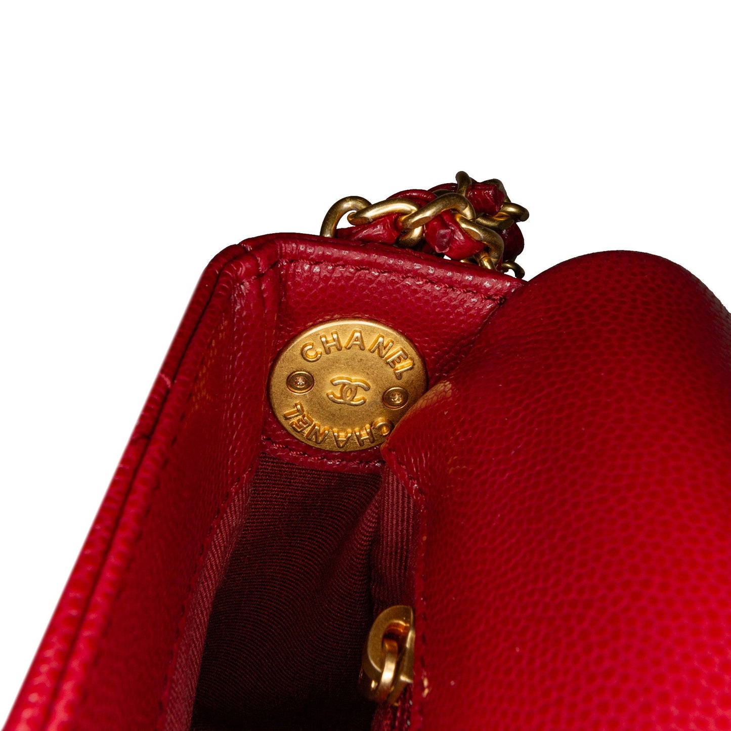 Chanel Sac Small Quilted Caviar Twist Your Buttons Flap