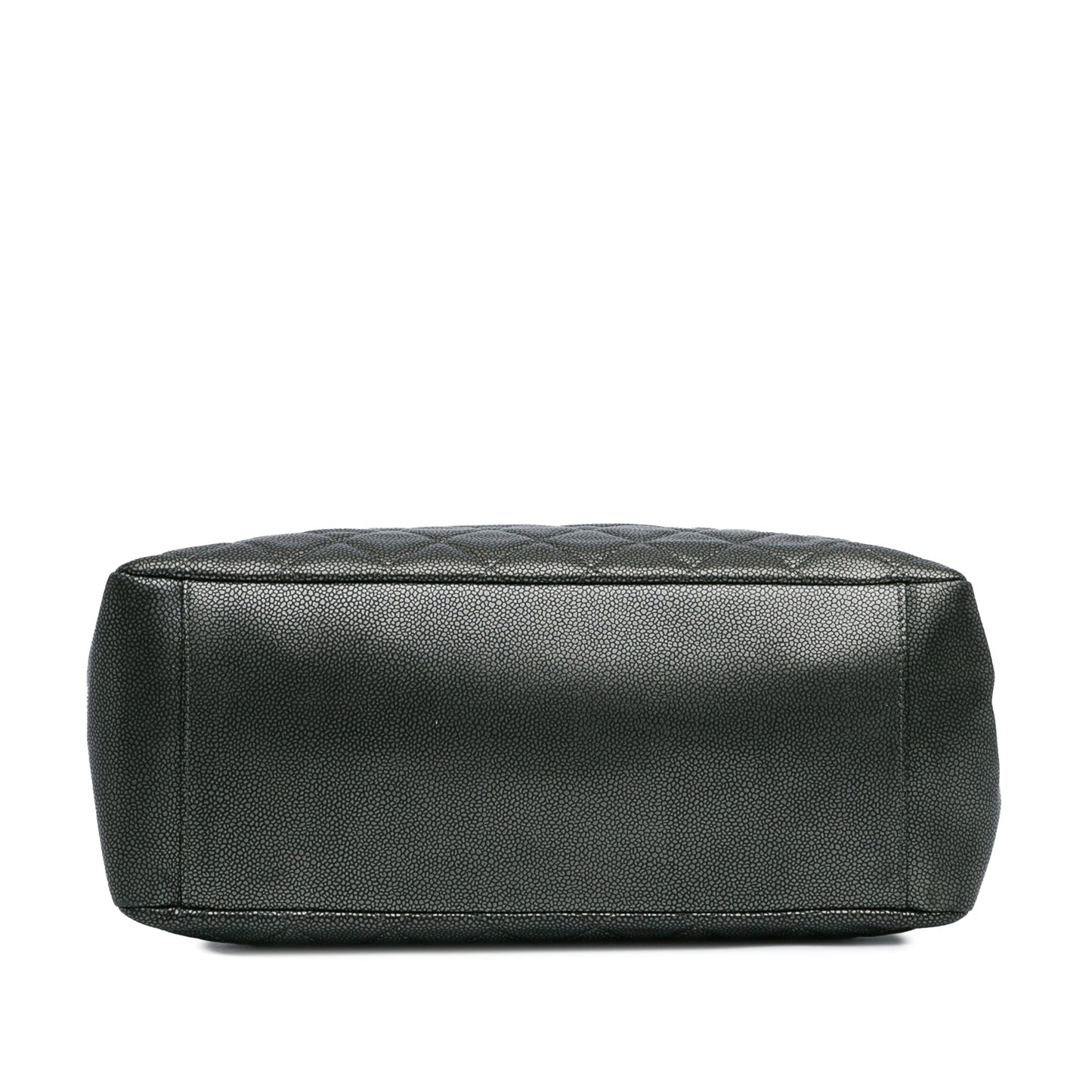 Chanel Sac Metallic Caviar Grand Shopping Tote