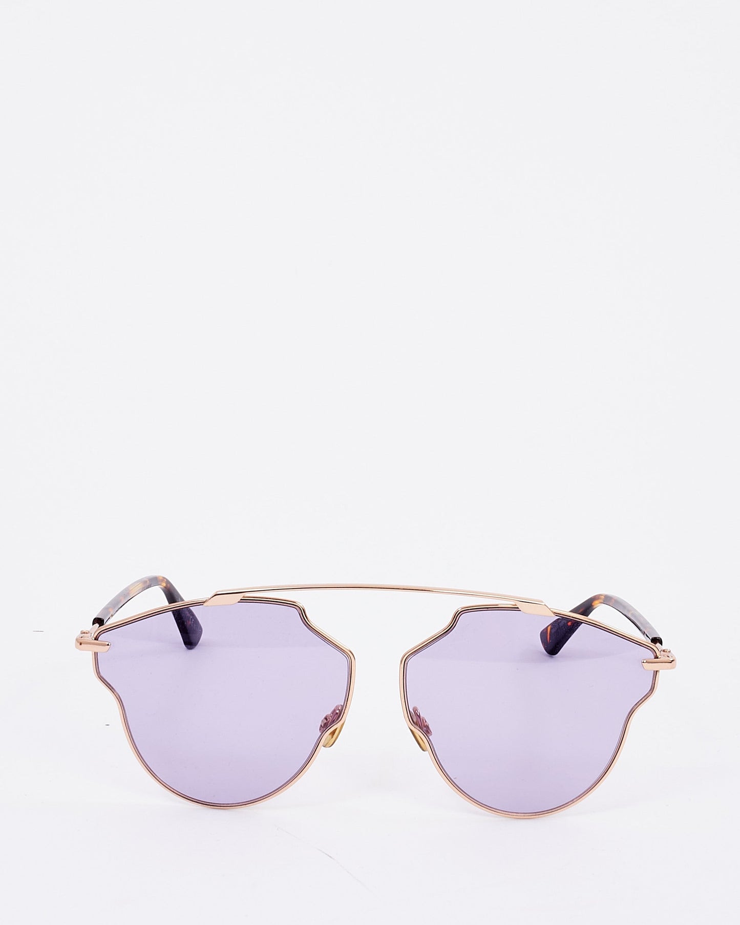 Dior Gold & Tortoise Metal SoReal Sunglasses