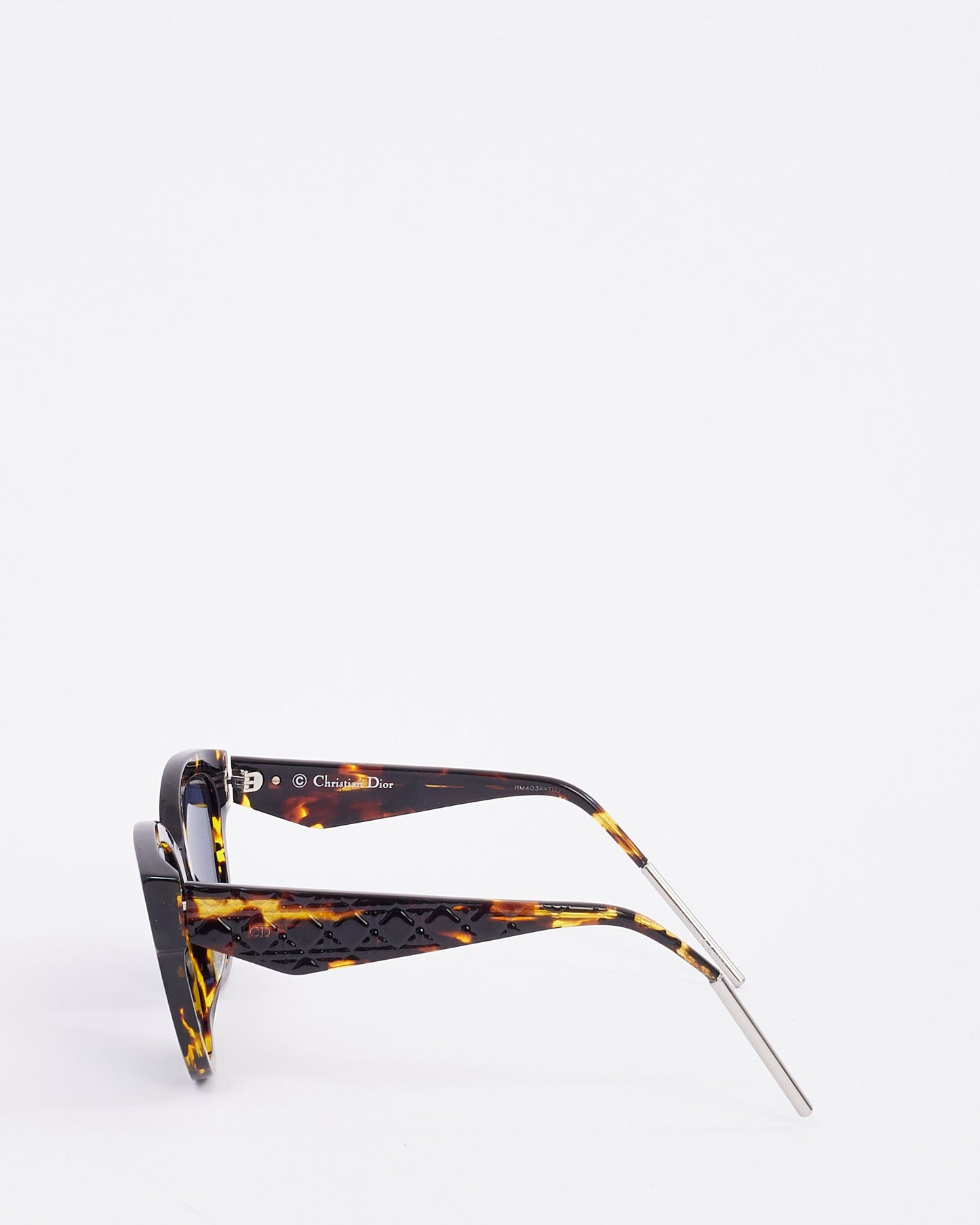 Dior Brown Tortoise Acetate Very Dior N Sunglasses